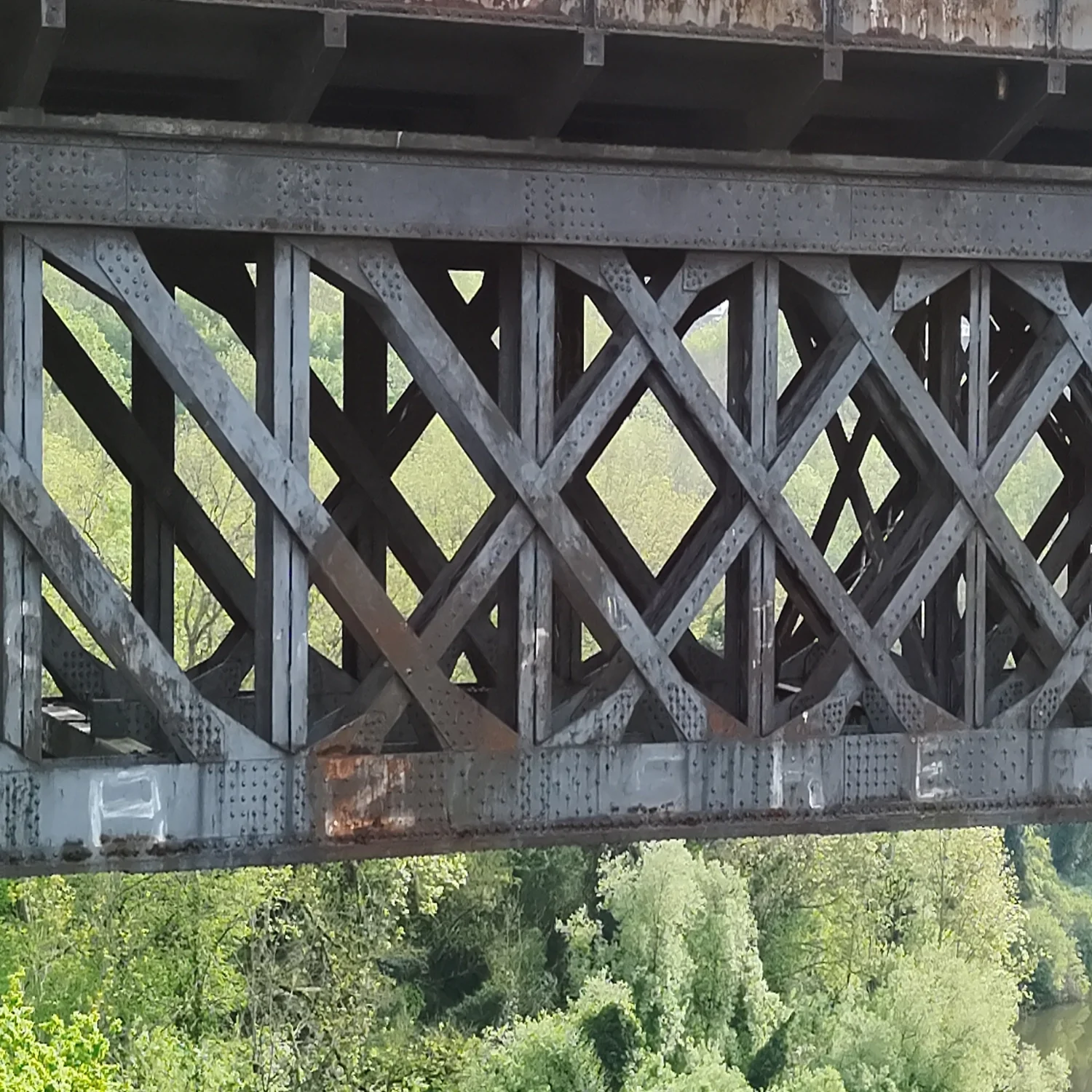 High-resolution aerial inspection of a steel lattice bridge girder in Yorkshire. Our IP55-rated drones capture intricate structural details, identifying surface wear and rivet integrity in hard-to-reach areas without the need for high-risk rope acces