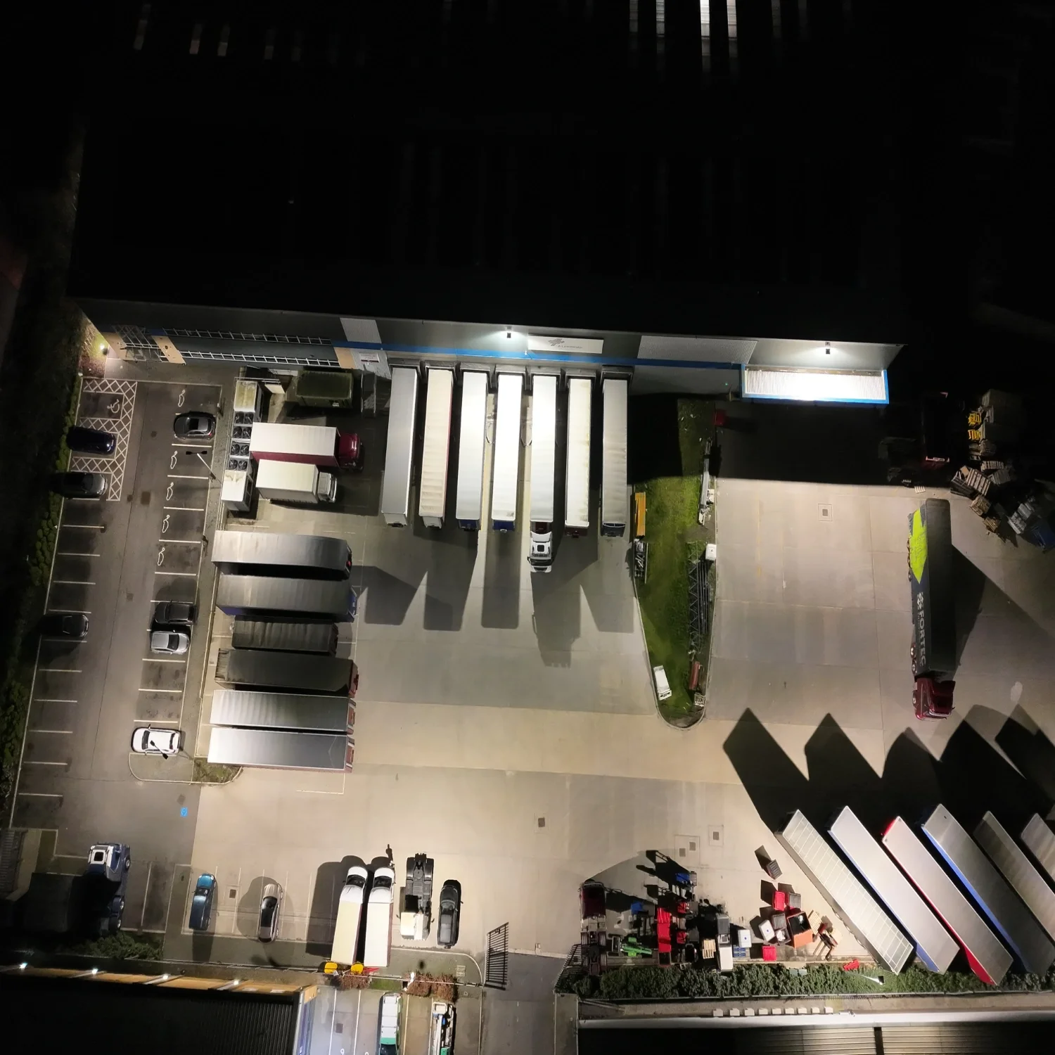 Drone thermal heat signature detection security monitoring Bradford