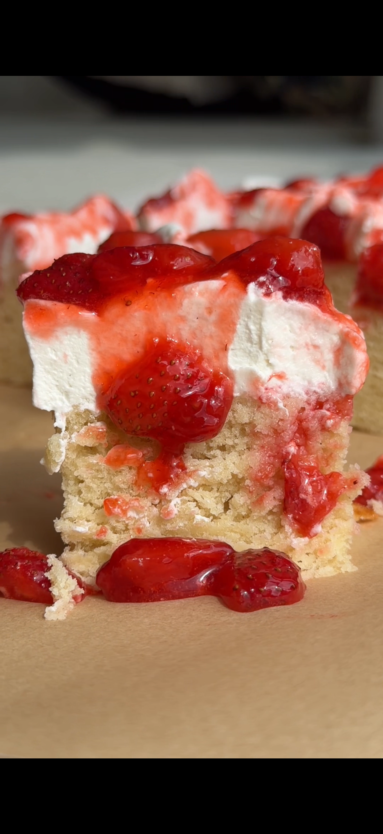 Strawberry Shortcake Sheet Cake — Mer's Good Eats