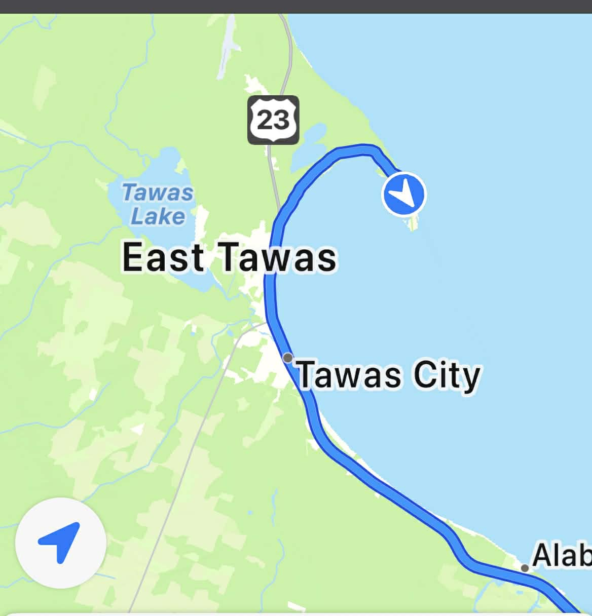 Tawas google maps.png