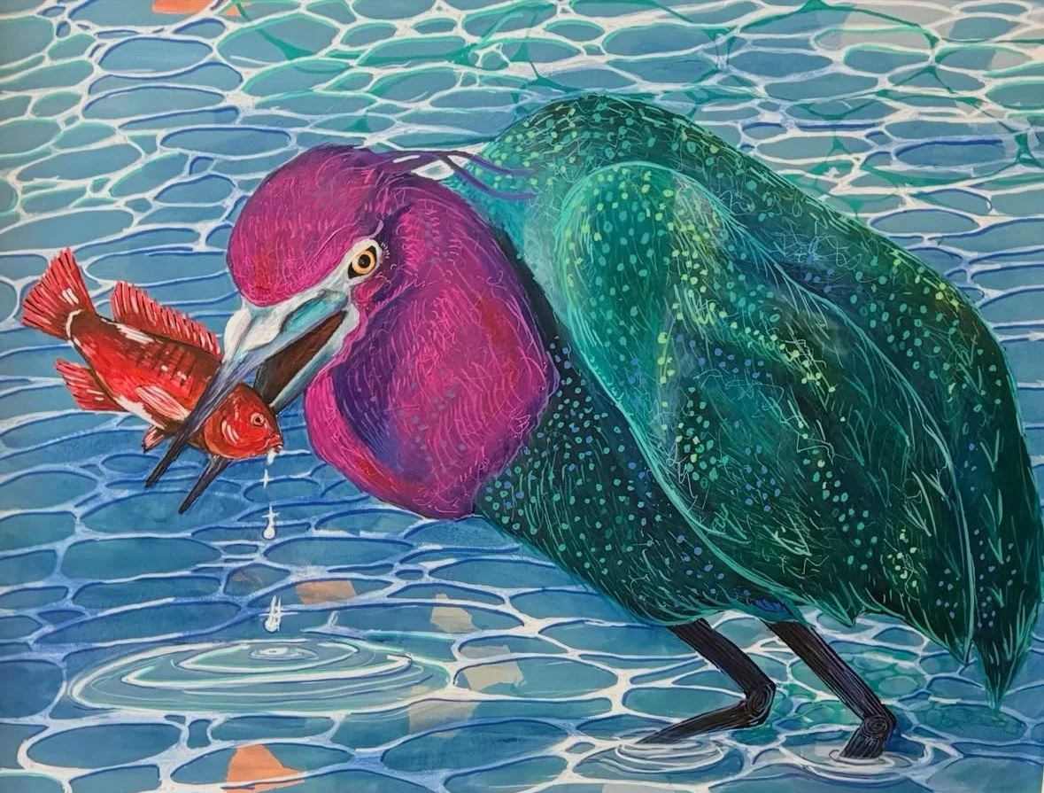 Heron with fish .PNG