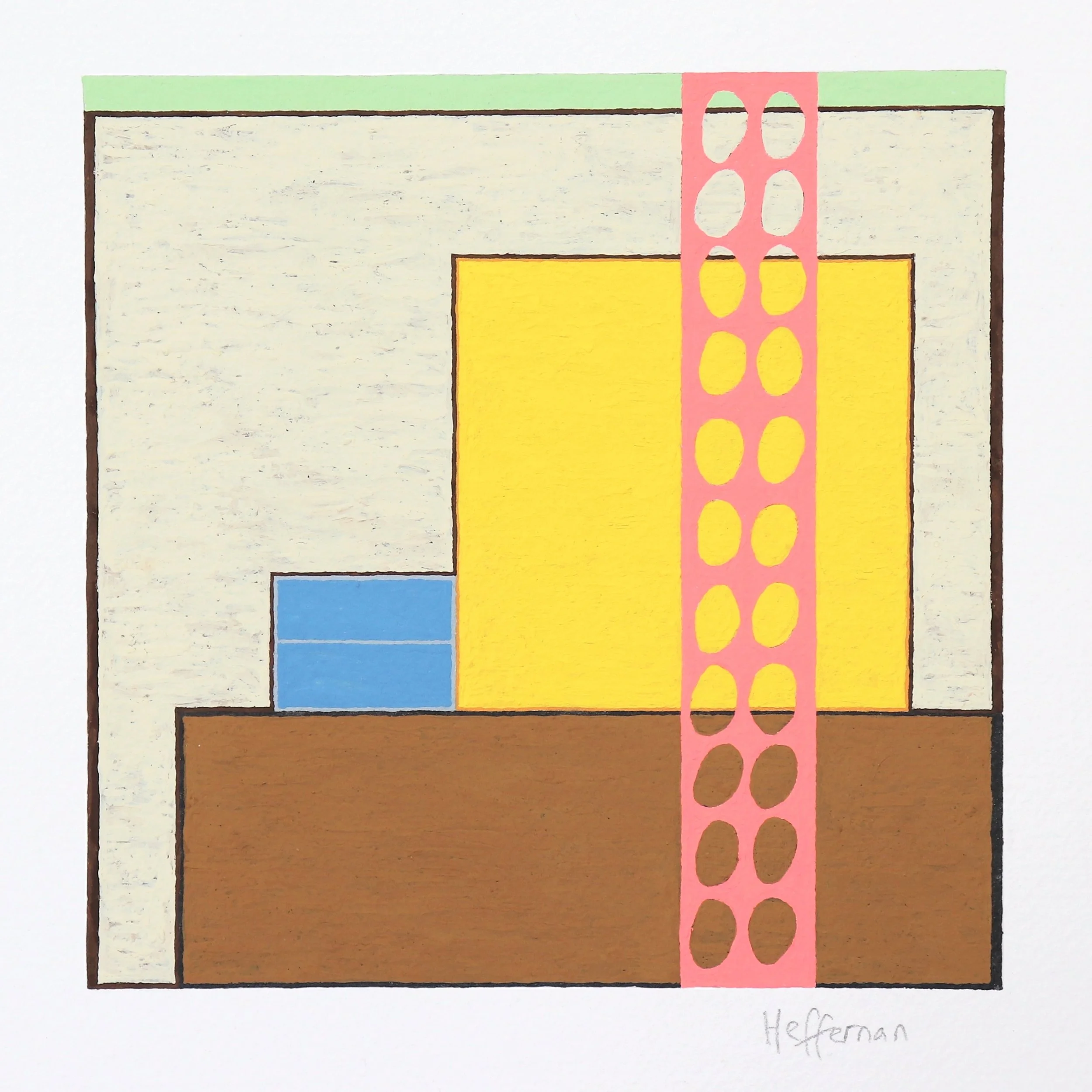 S01 P20
Original Gouache painting on 300lb cold press paper.
Image 5" x 5"
Paper 7" x 7"
