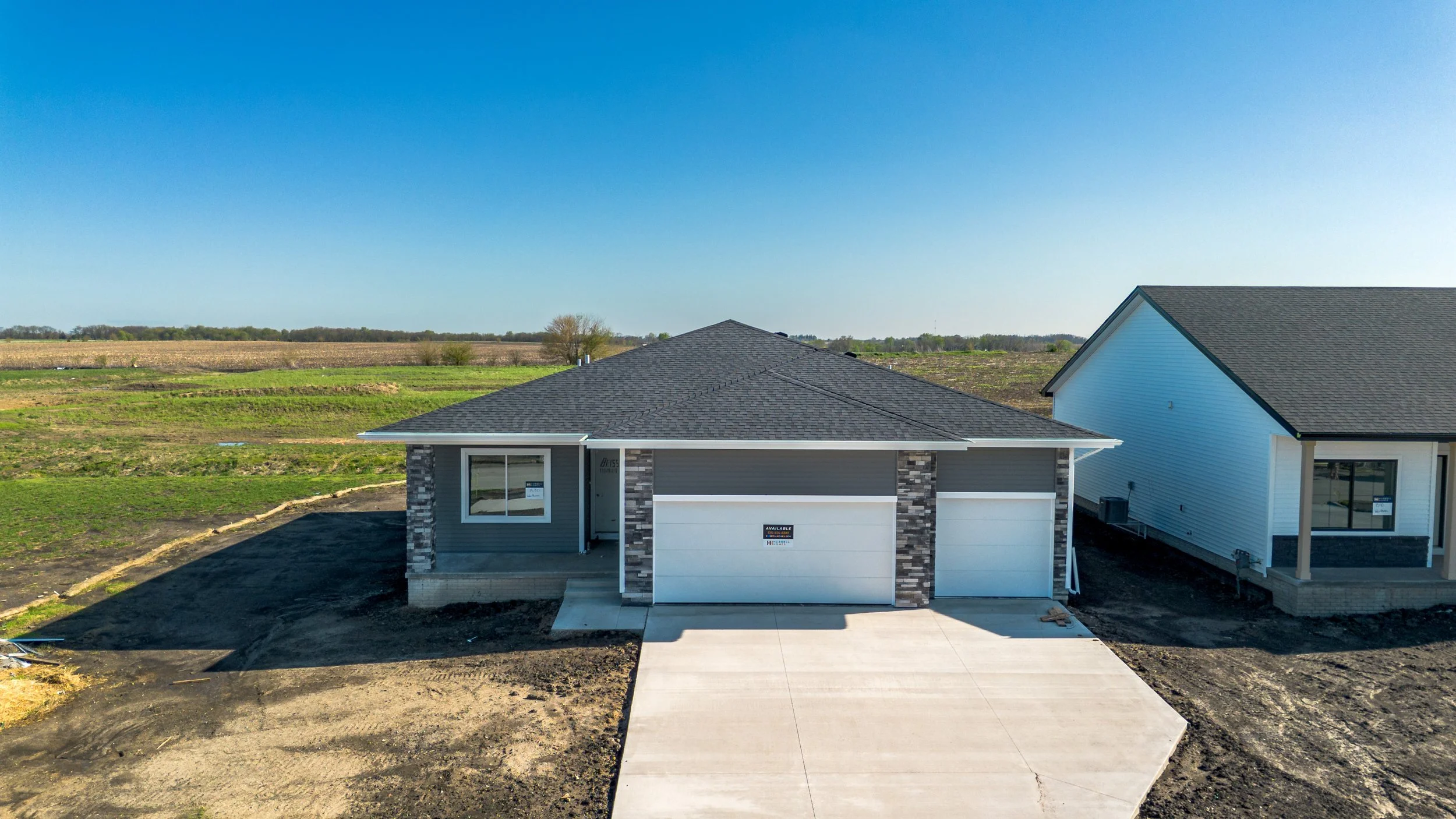 Aerial Image of Hubbell Home in Waukee Iowa