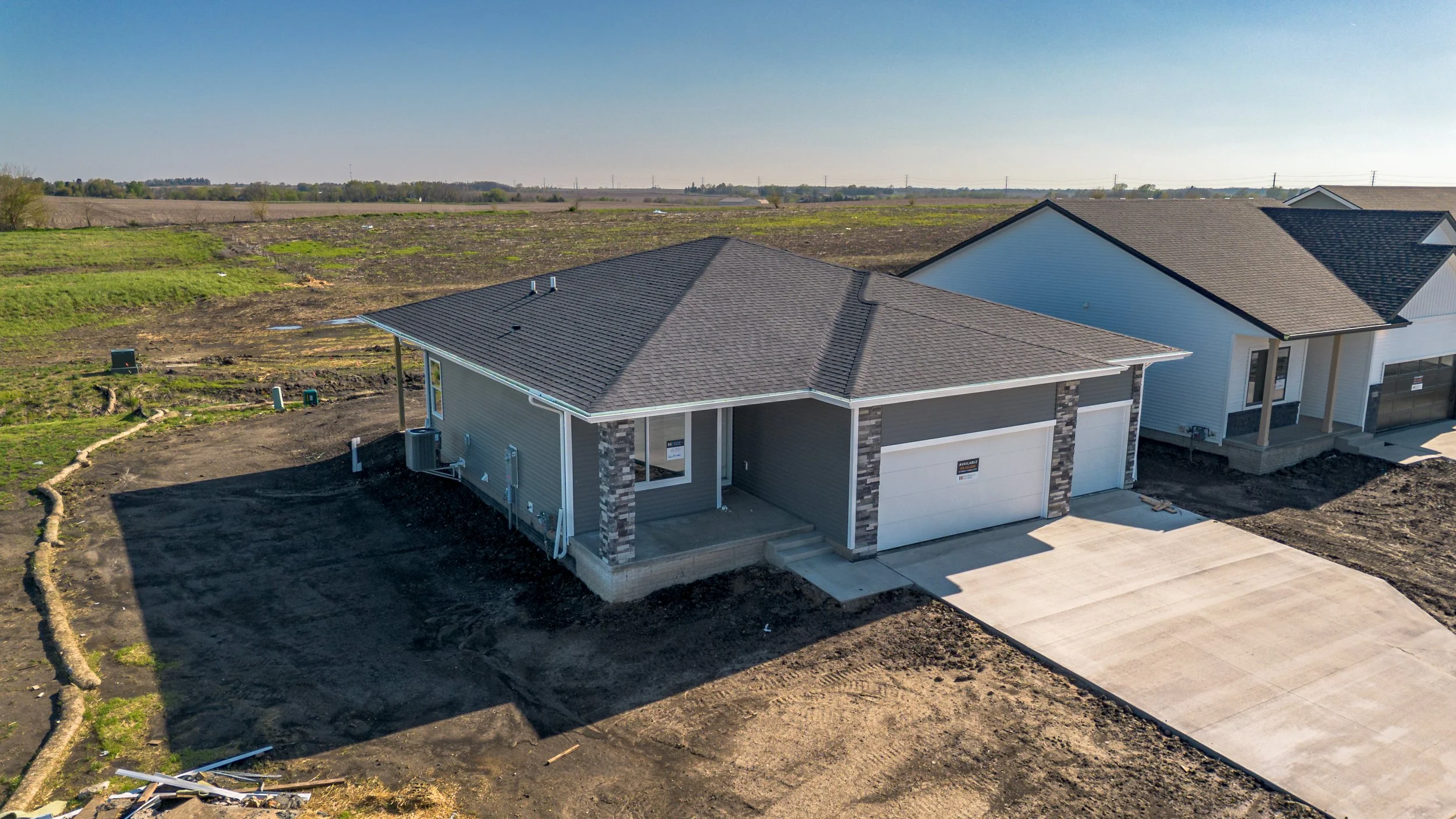 4k Drone Photo of Home in Waukee, Iowa