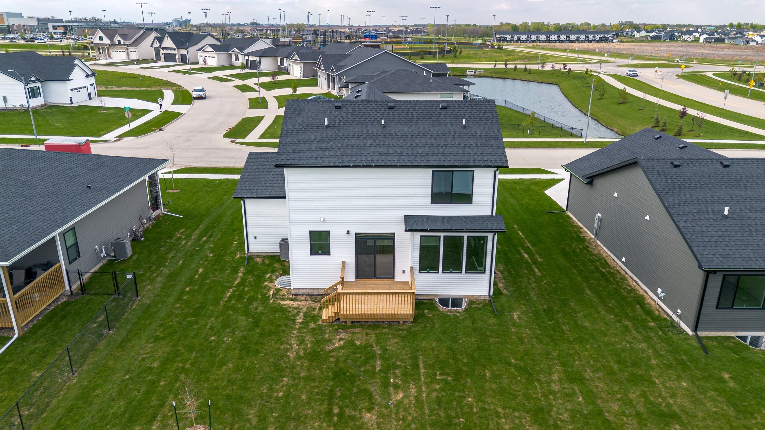 Aerial Photograph of Hubbell Home in Waukee Iowa