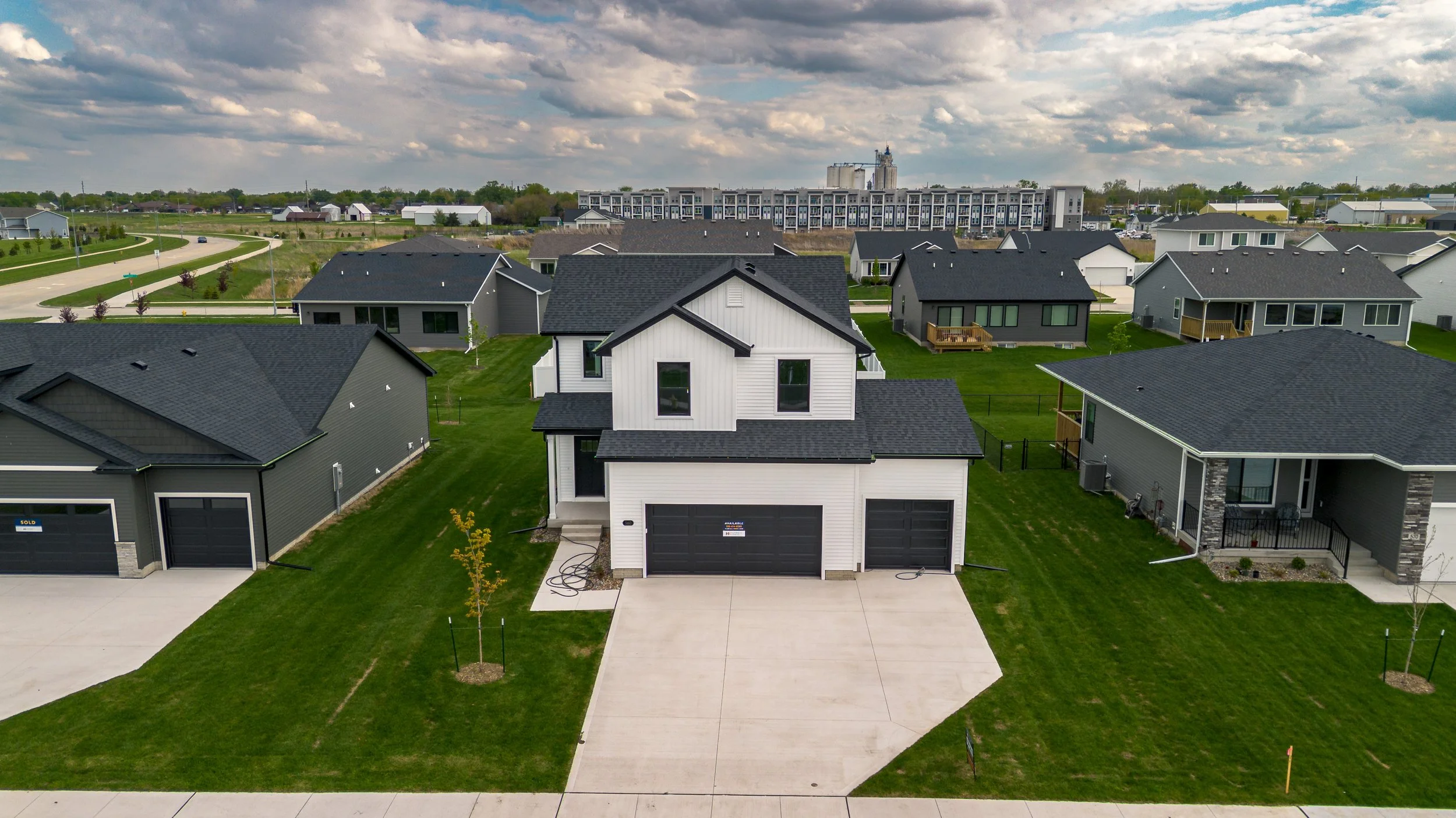 Drone Photo of Home in Central Iowa