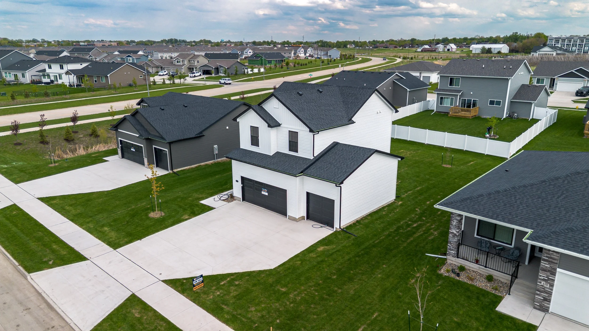 Aerial Image of a Home in Waukee Iowa