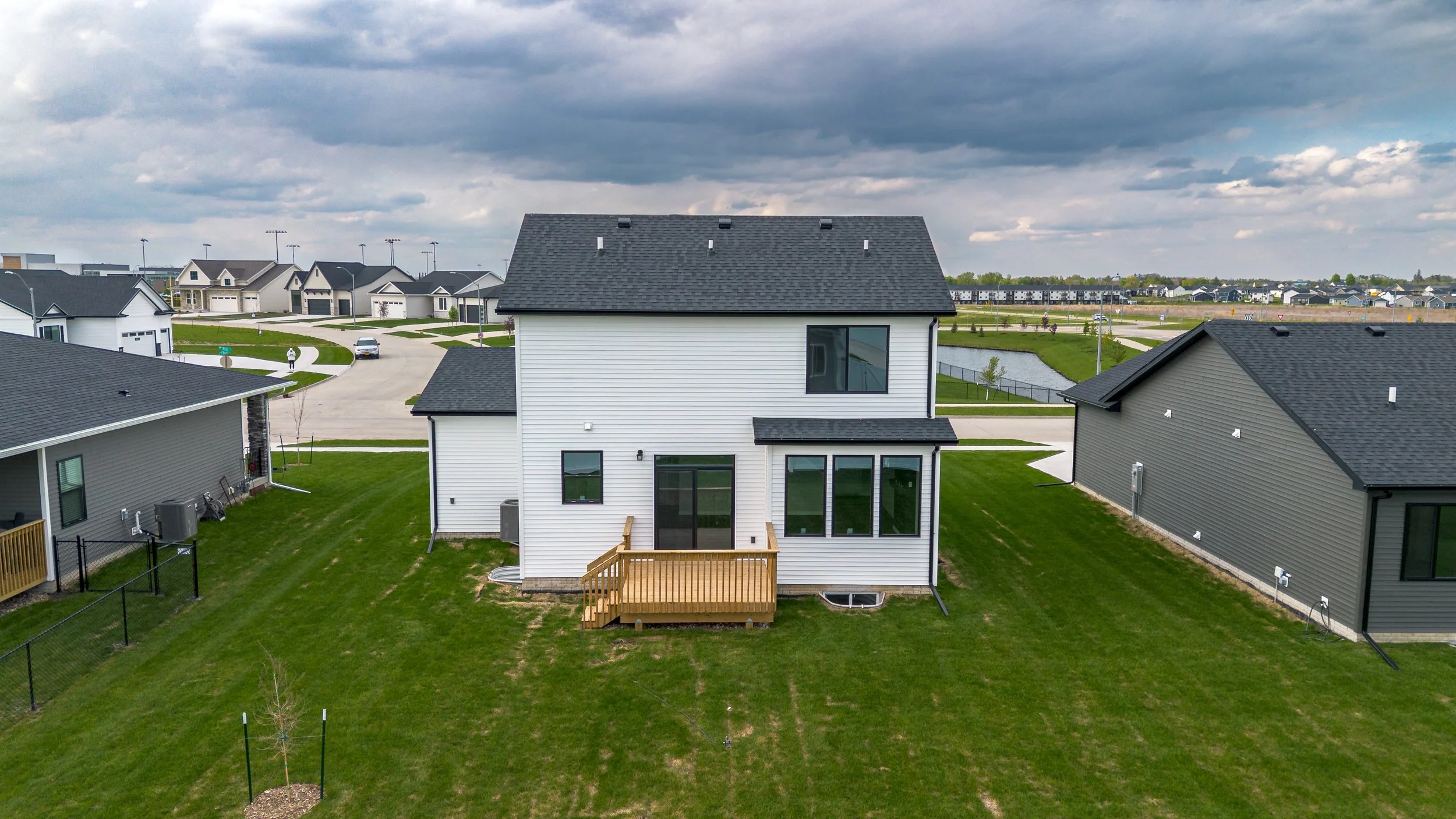 High Quality Drone Photo of Home in Central Iowa
