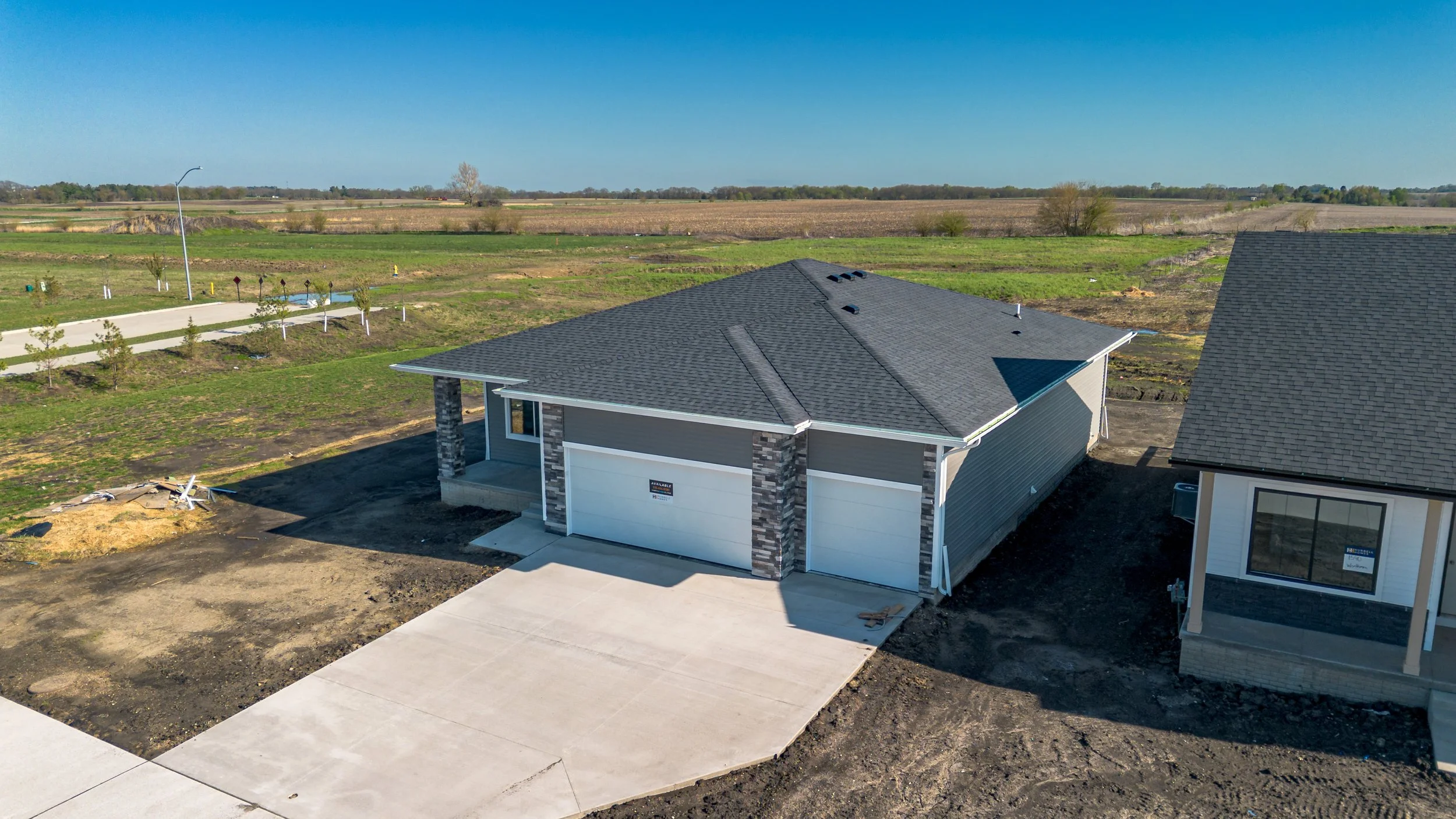 Drone Photo of Hubbell Home in Waukee, Iowa