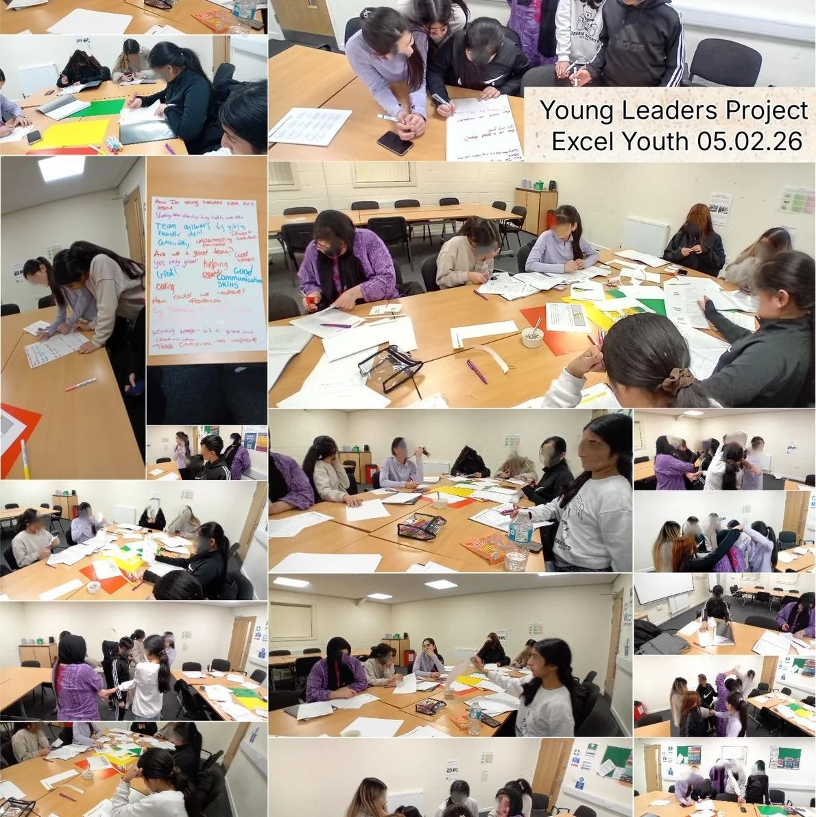 8 young people from the Excel Youth group started their young leaders project from Primetime Young Leaders Network. This course is aimed at young people between 13-18 to empower them with the skills of becoming a great leader. The course is ASDAN acc