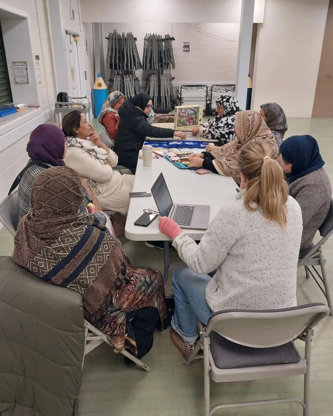 Last week we had a number of ladies attending ✨Games cafe✨ This is a group to socialise and improve memory strength with classic board games and endless fun and laughter.

Rachel from KHL comes to help ladies improve their digital skills.

#bradfordc