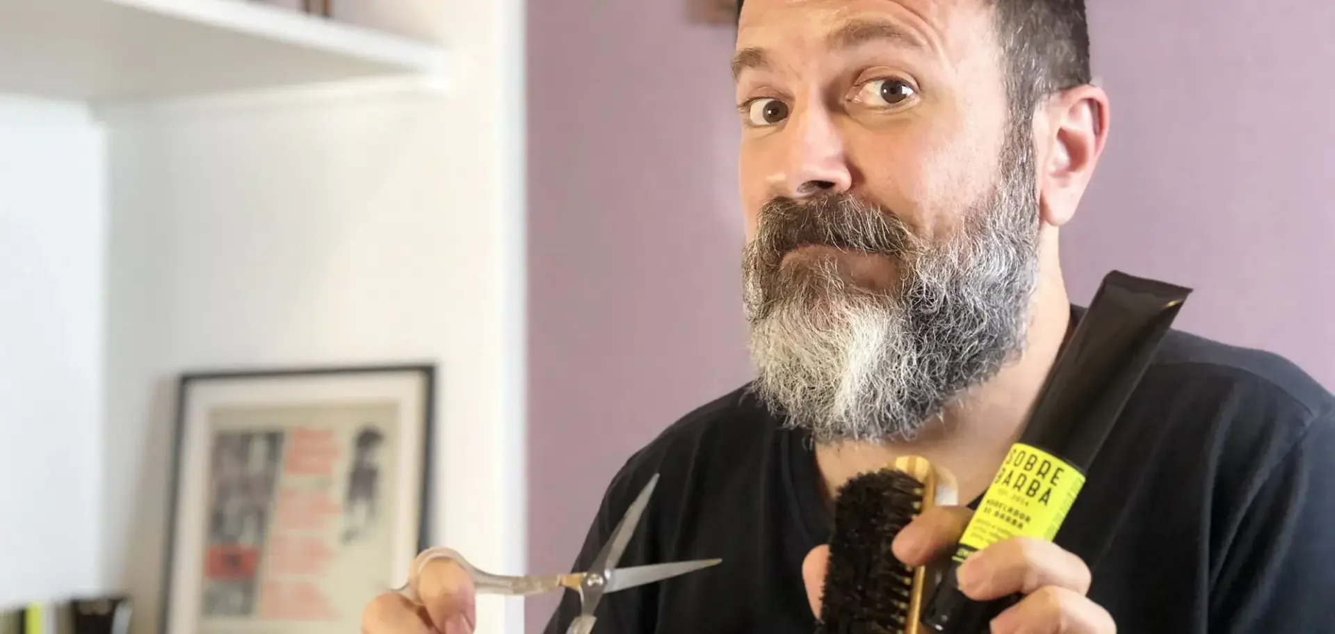 Quando chega a hora de aparar a barba. Como fazer.