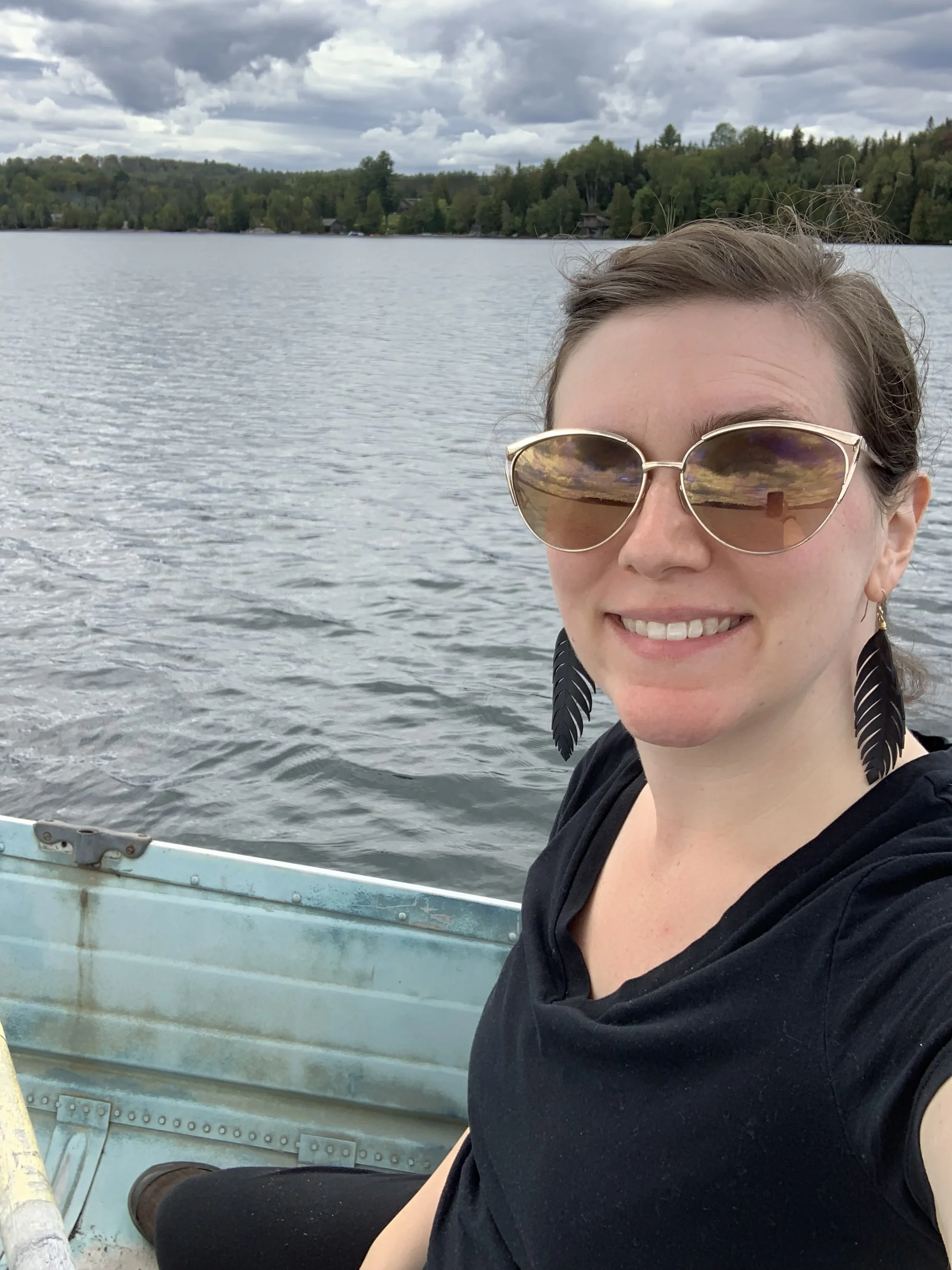 Here I am on Lake Caspian, VT