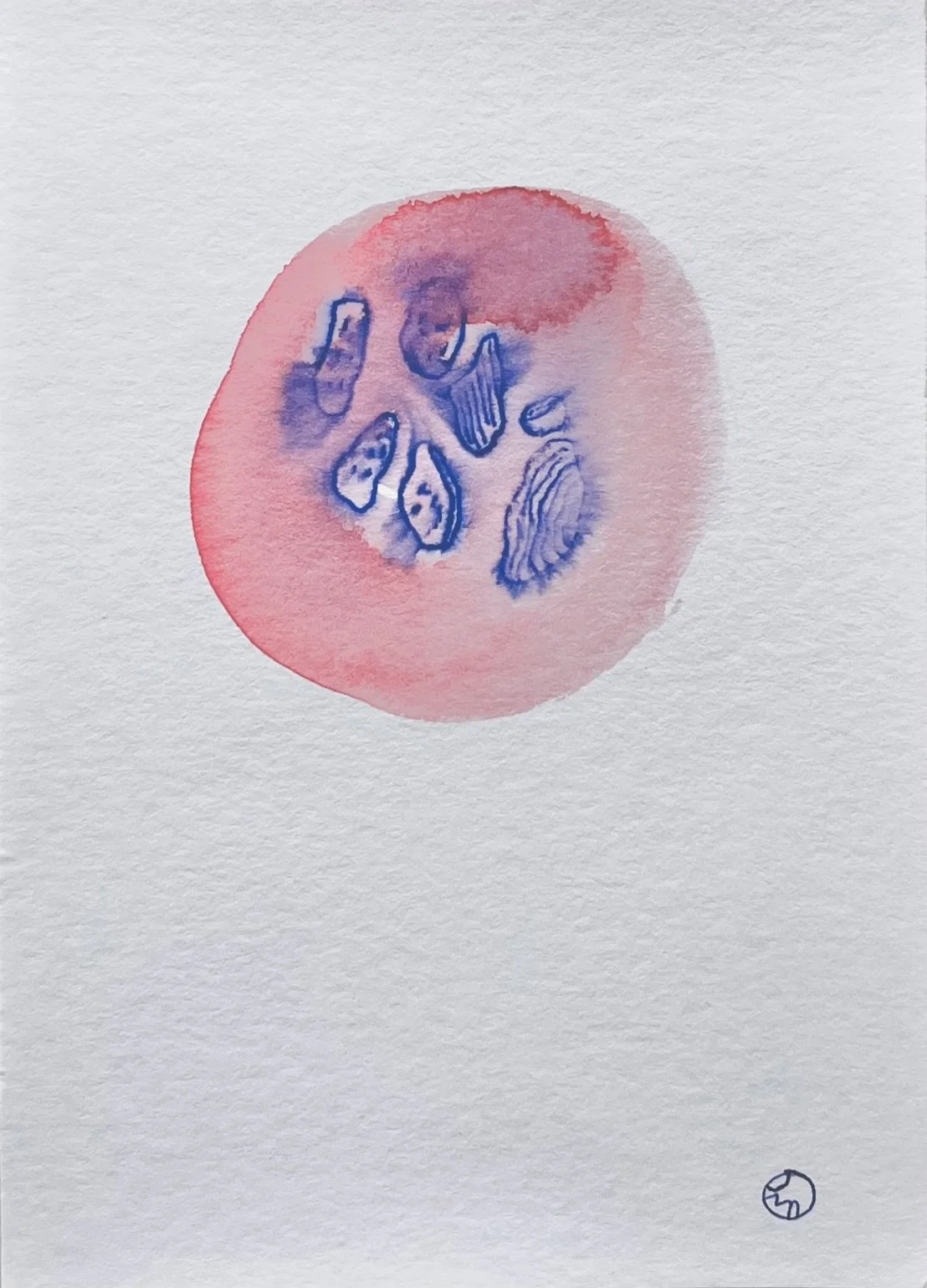 nat-048 encre, aquarelle (12X14,7) 2024