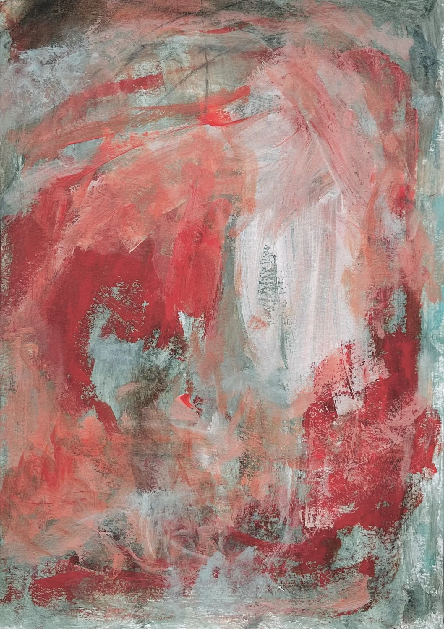 A-035 acrylique, crayons couleur (21X29,7) 2025