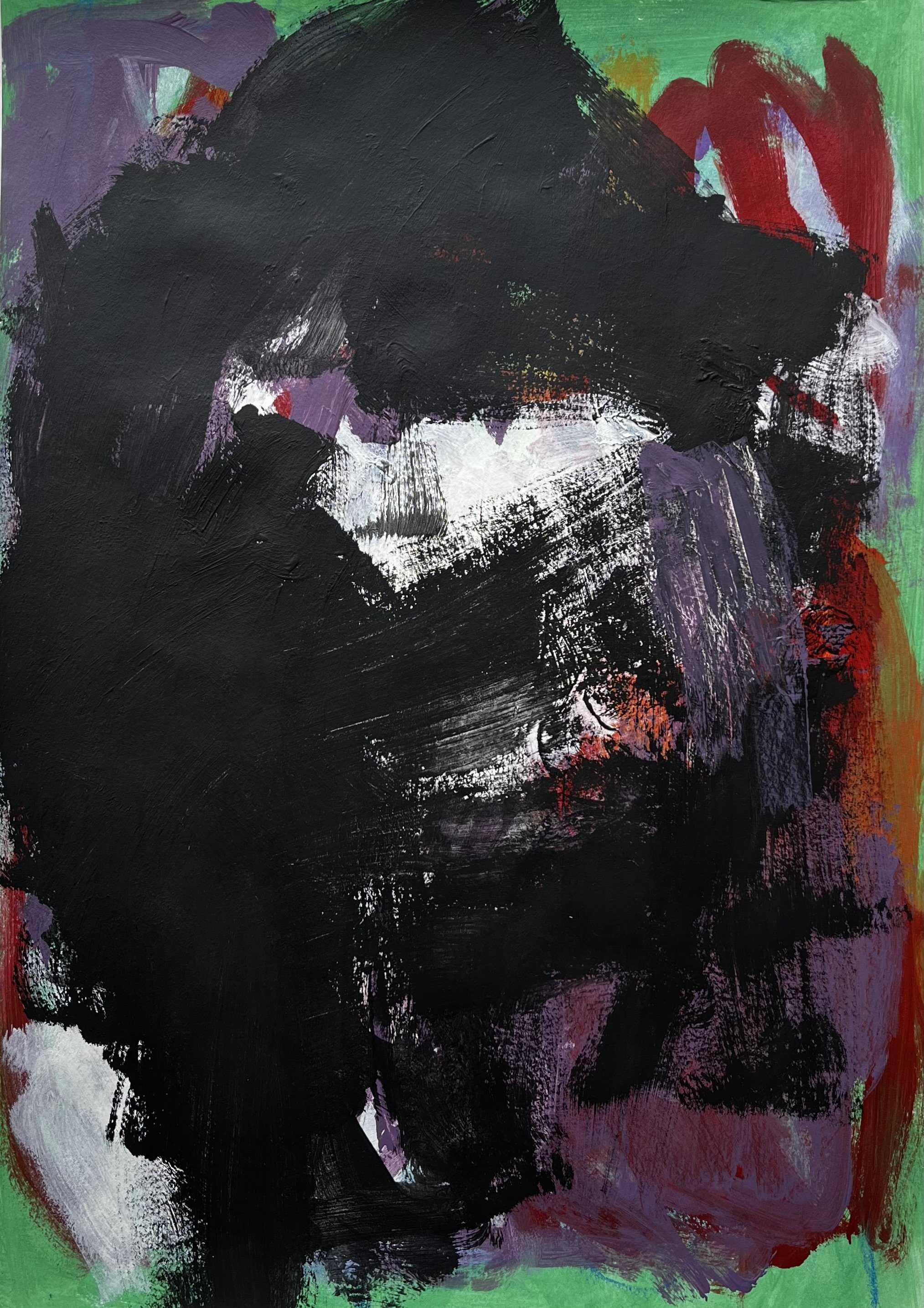 A-046 acrylique, pastel (29,7X42) 2025