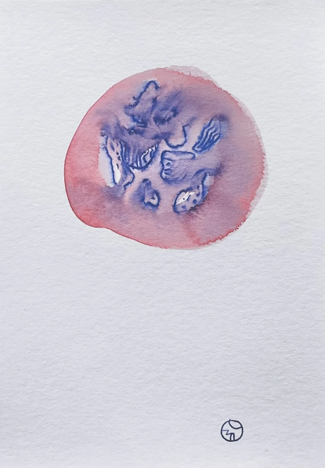 nat-047 encre, aquarelle (12X14,7) 2024