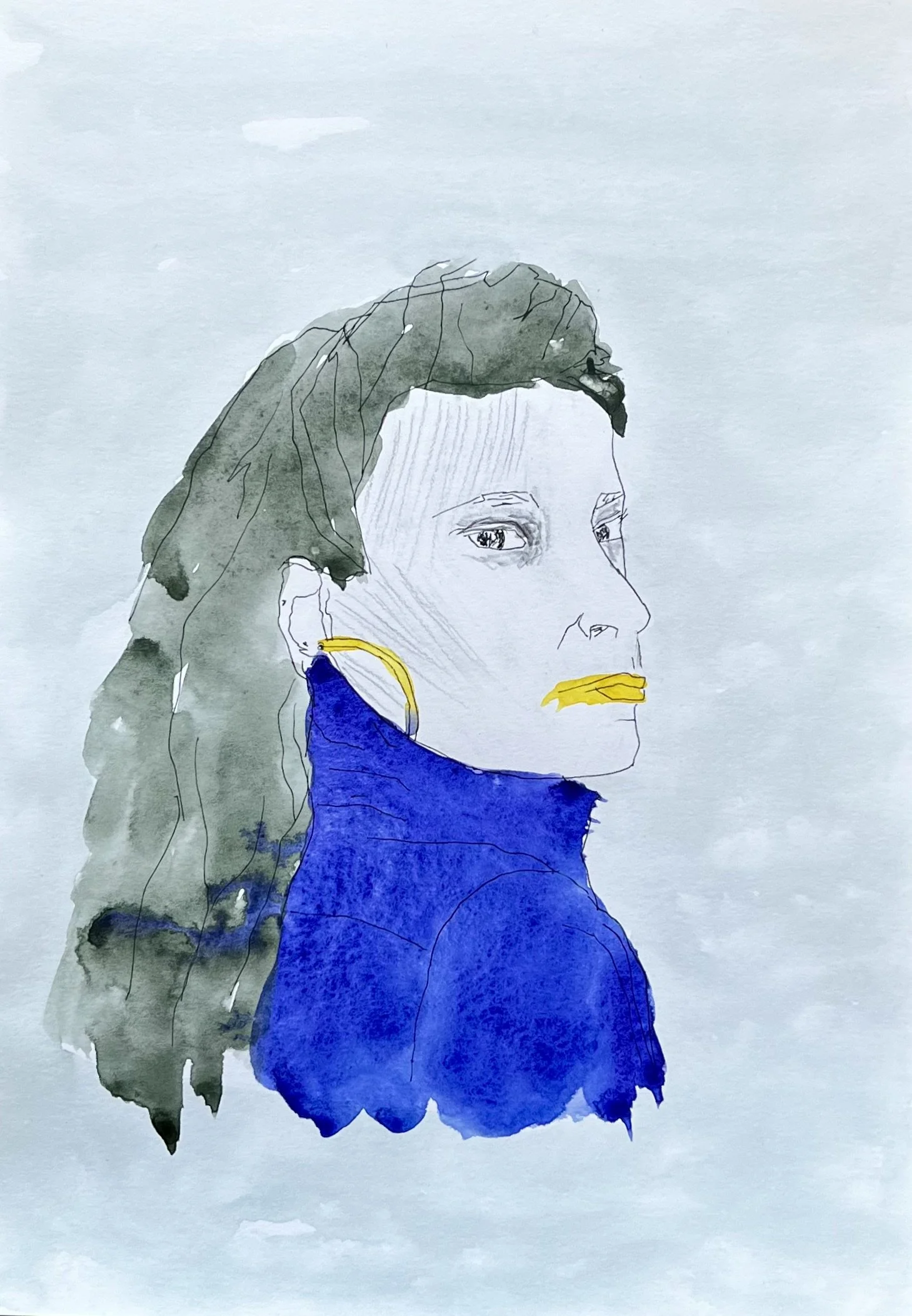 La traque de Meral (2024) Dilan Yurdakul -aquarelle, feutre (21X29,7) 2026