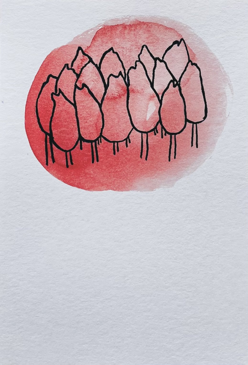 nat-055 encre, aquarelle (12X14,7) 2024