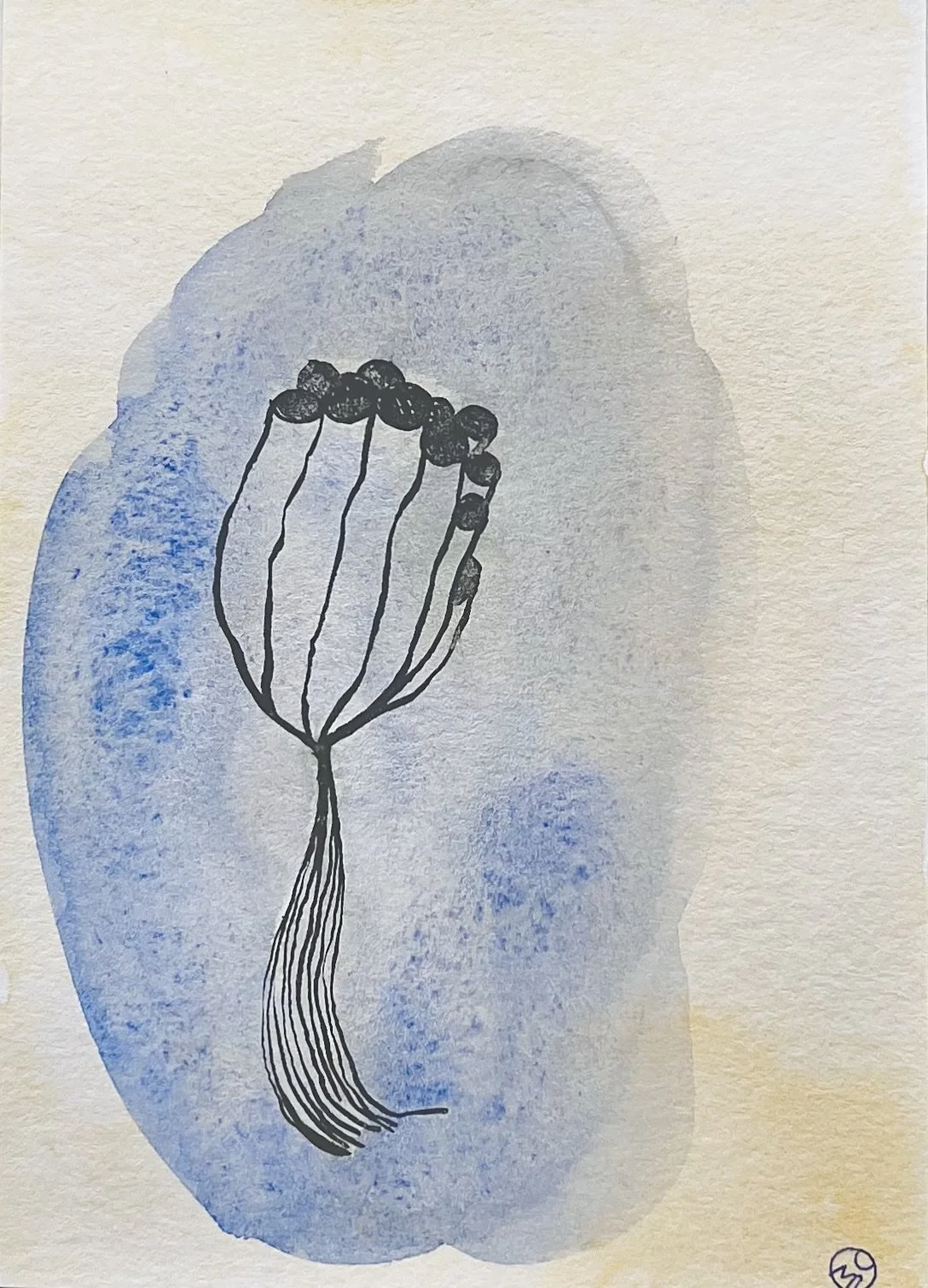 nat-041 encre, aquarelle (12X14,7) 2024