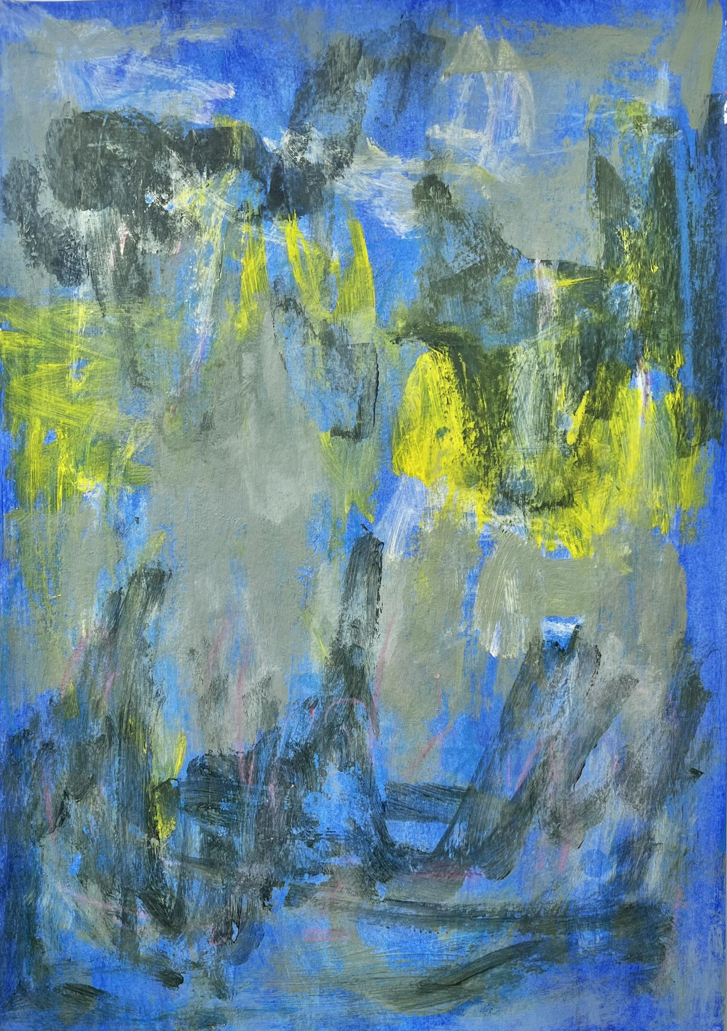 A-037 acrylique, pastel ( (29,7X42) 2025