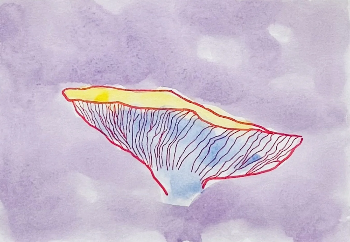 nat-005 encre, aquarelle, feutre (14,8X21) 2023