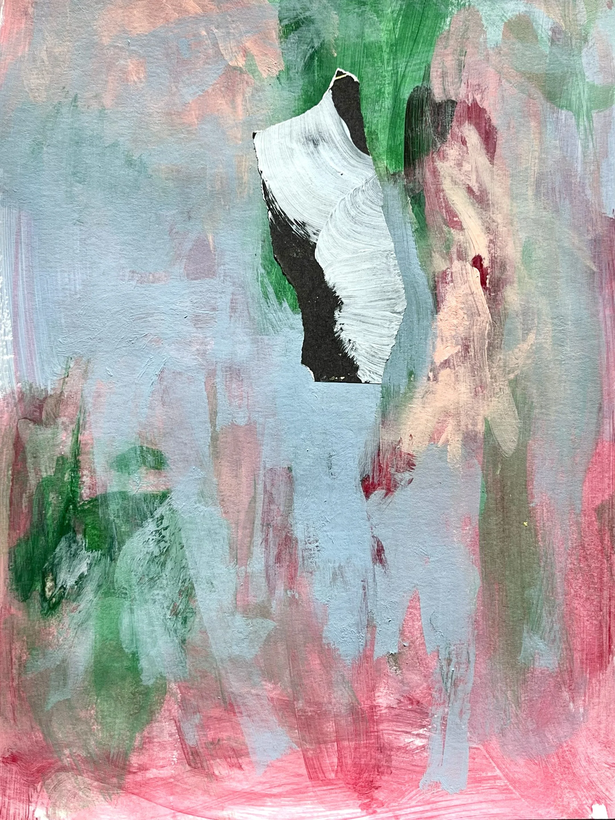 A-031 acrylique, collage (21X29,7) 2025