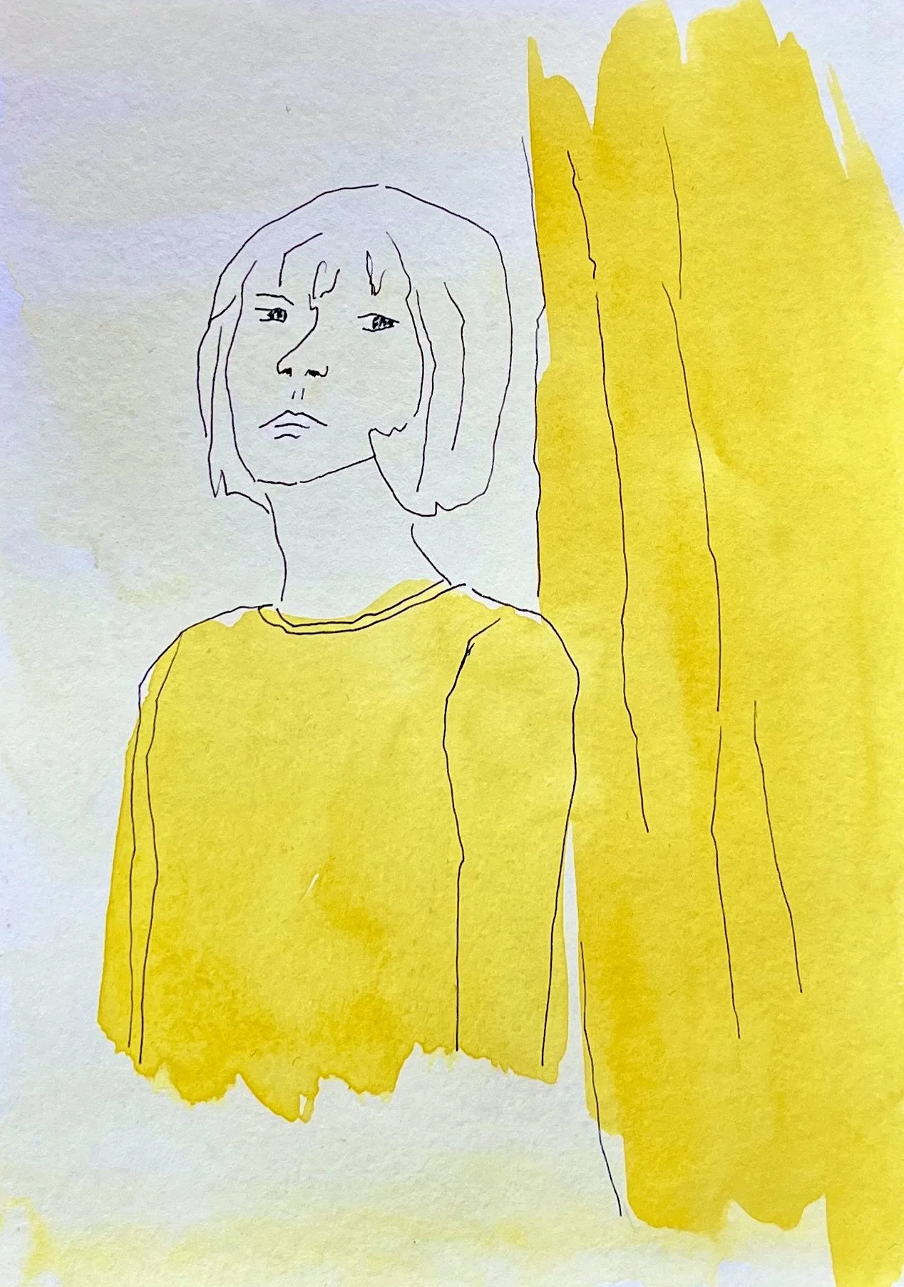 Renoir de chie Hayakawa (2025) feutre, aquarelle (14,8X21) 2026