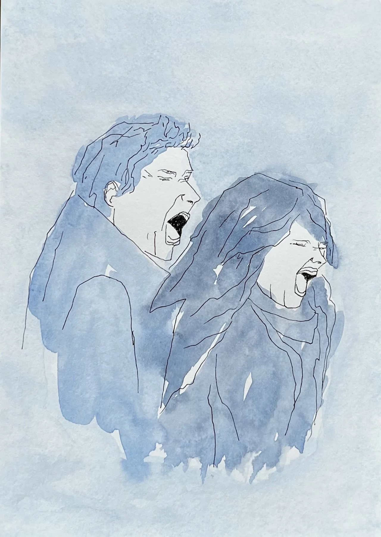 La lumière ne meurt jamais de Lauri-Matti Parppei (2025) feutre, aquarelle (14,8X21) 2026