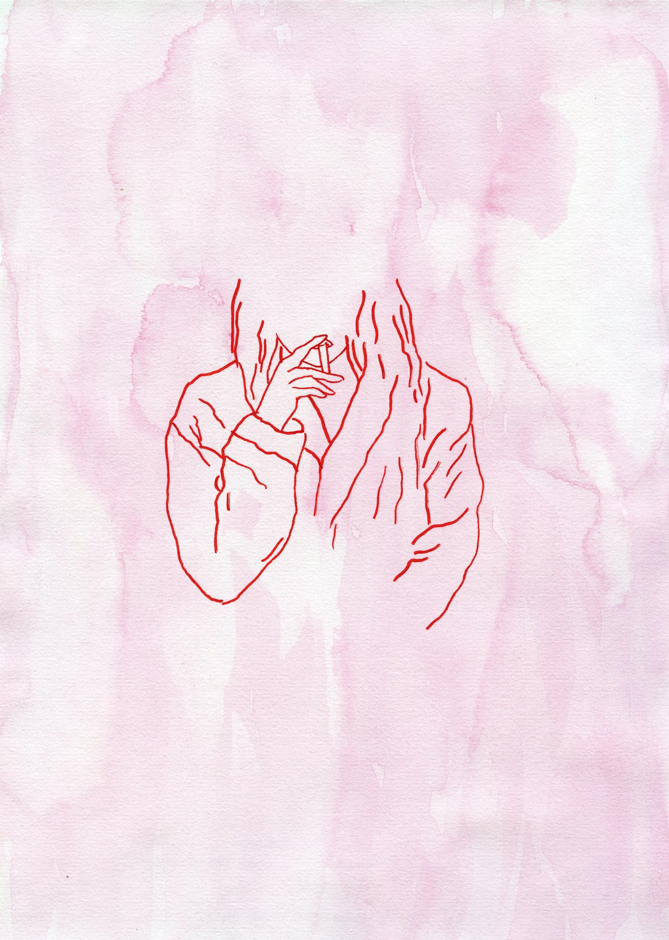 Maria de Jessica Palud -aquarelle, feutre (21X29,7) 2024