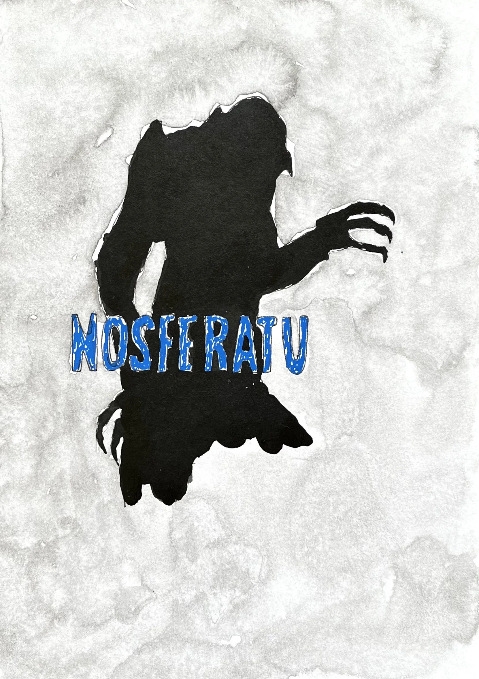 Nosferatu (4) -FW Murnau- encre, feutre (14,8X21) 2026