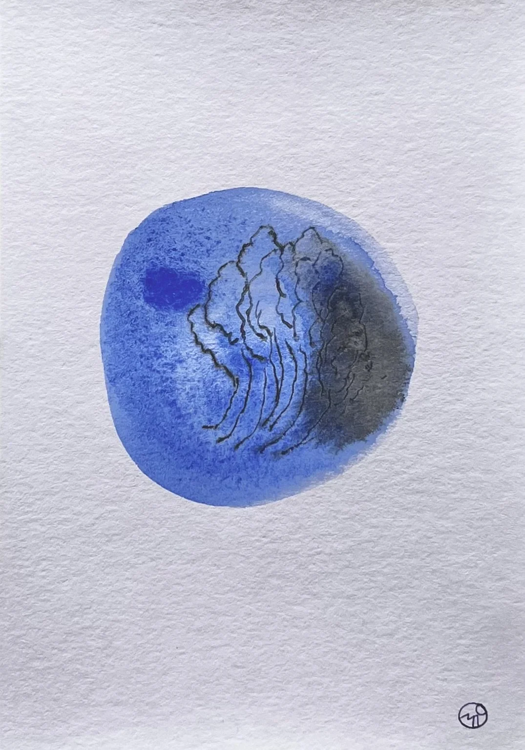 nat-052 encre, aquarelle (12X14,7) 2024