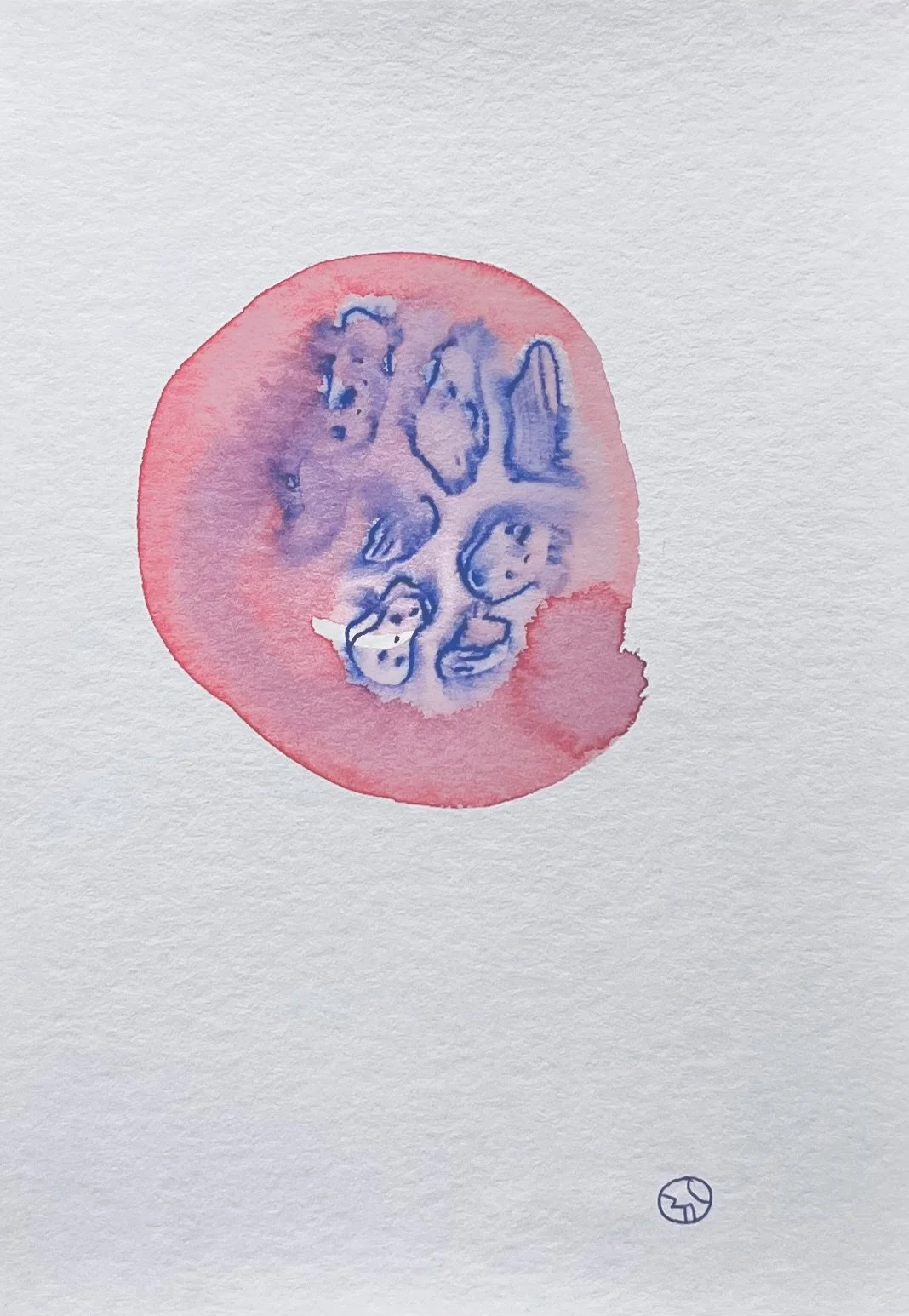 nat-046 encre, aquarelle (12X14,7) 2024