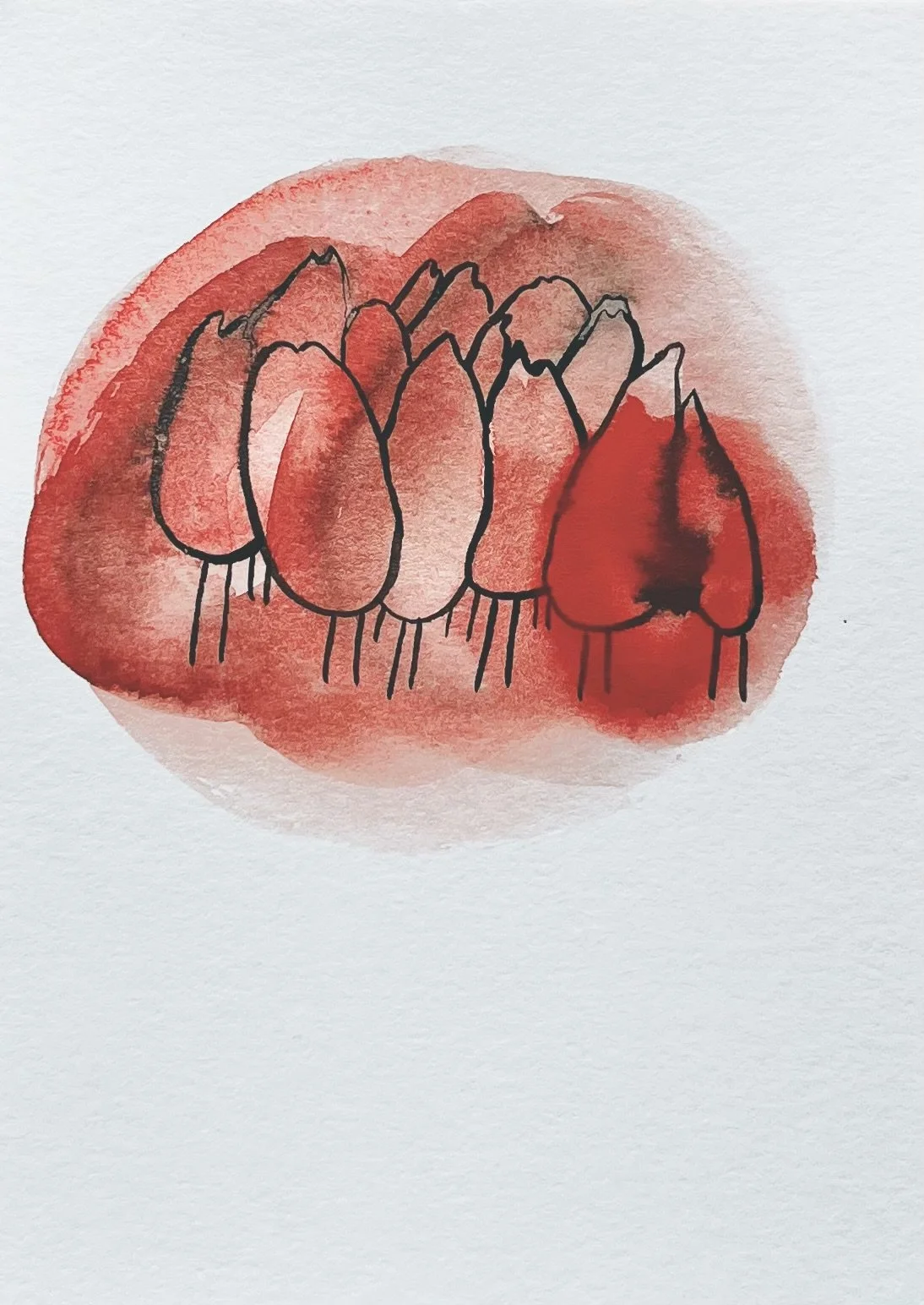 nat-054 encre, aquarelle (12X14,7) 2024