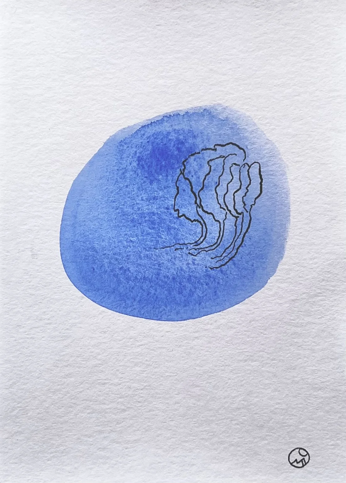 nat-051 encre, aquarelle (12X14,7) 2024