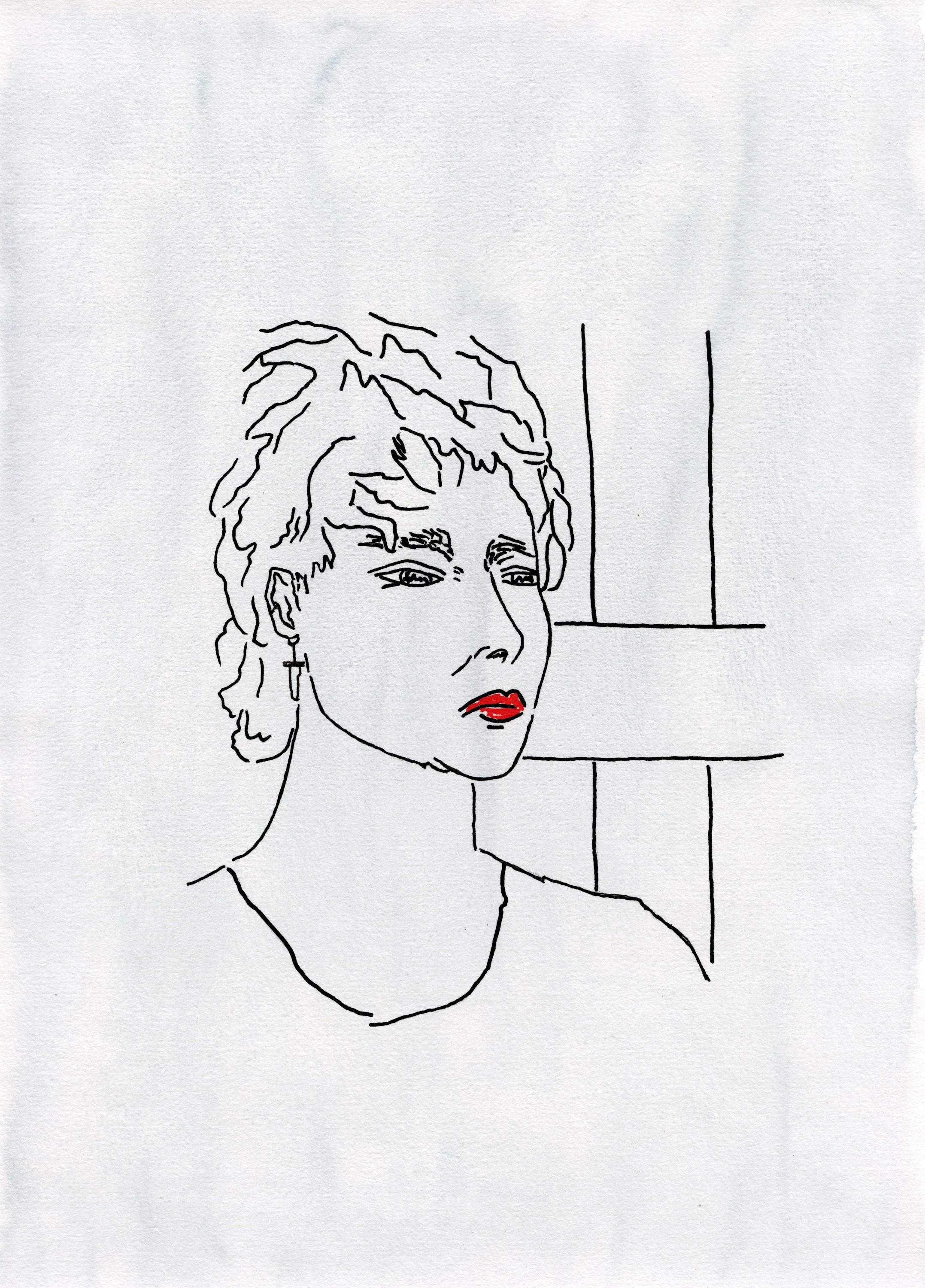 Isabelle Rossellini - Sailor & Lula -aquarelle, feutre (21X29,7) 2025