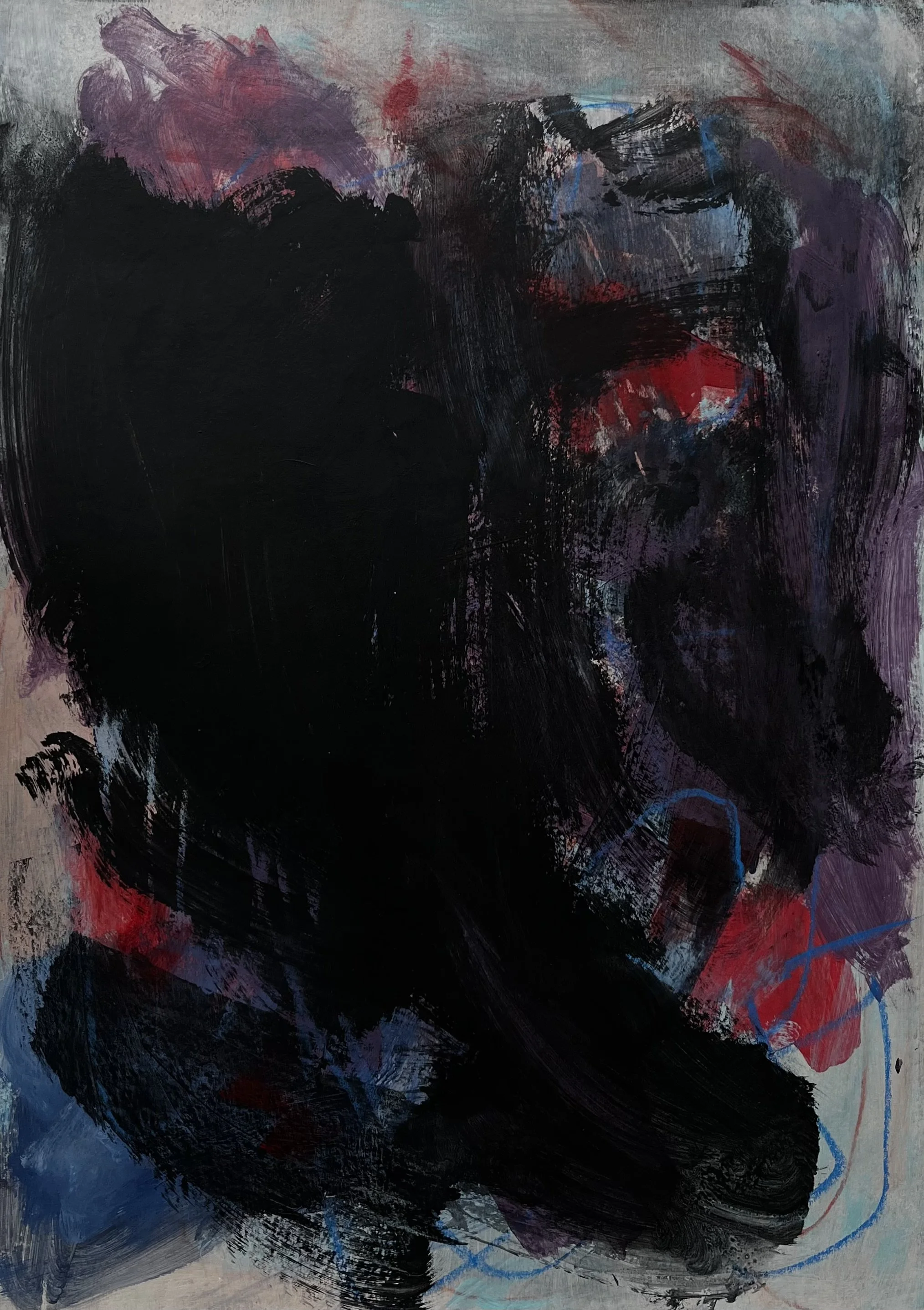 A-047 acrylique, pastel (29,7X42) 2025