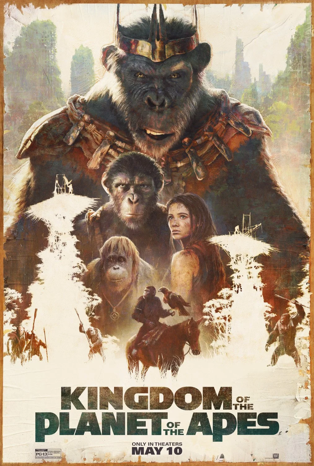ilm marketing campaign for Kingdom of the Planet of the Apes, showcasing professional Hollywood-caliber design by Knight Theory collaborators.