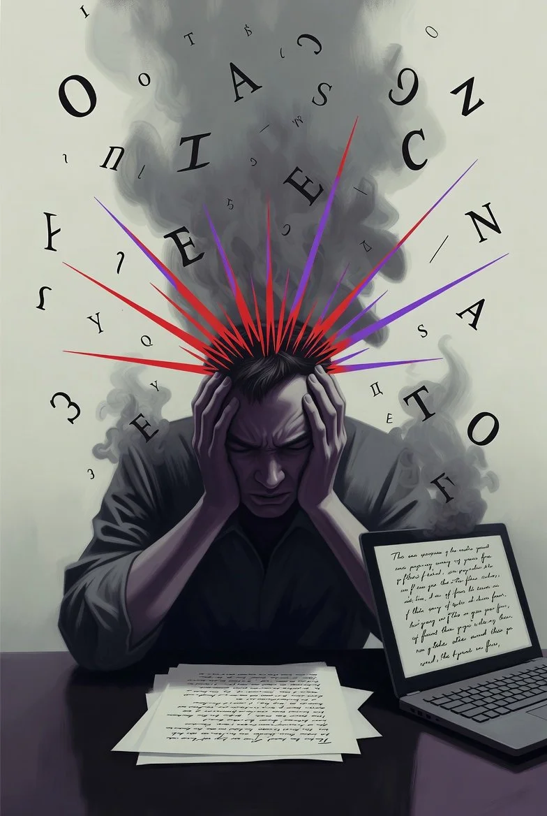 Pounding Headache, Fading Words