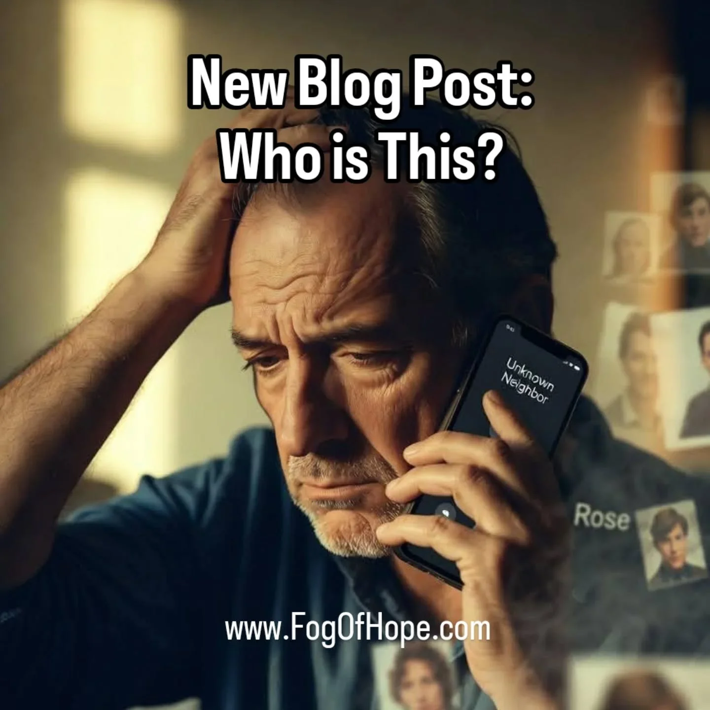 Link in Bio - New Blog Post - Who Is This?

A few days ago my phone rang. Unknown number.

&ldquo;Hi, this is your neighbor Jen. Have you seen Rose lately?&rdquo;

I froze.

Jen? Rose?

Two names I should probably know&hellip; but didn&rsquo;t. Not e