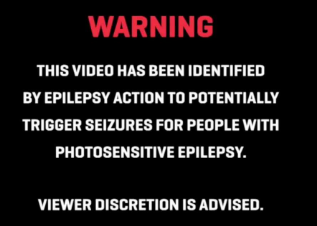 Image of Photo Sensitivity Warning