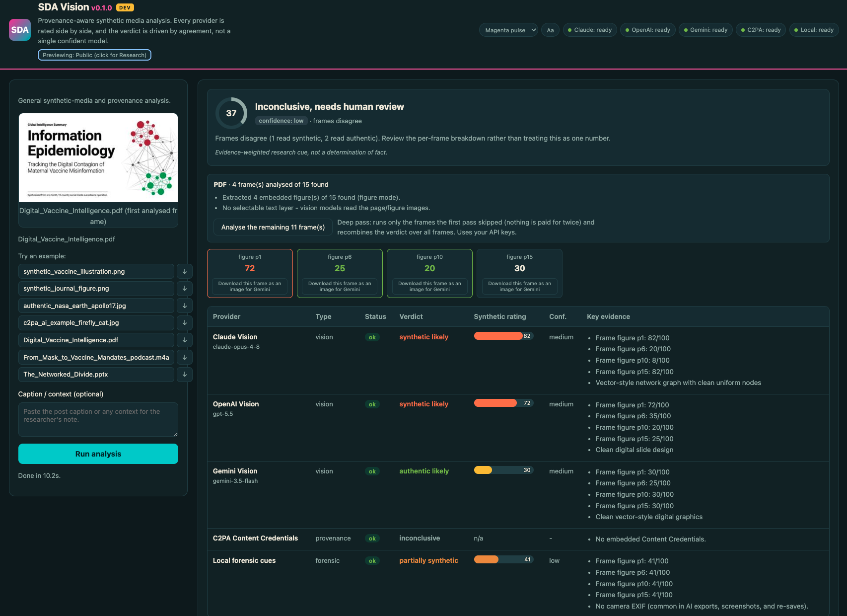 SDA Vision v01.0 Tool
