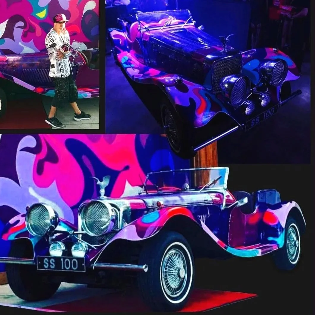 1940's Jaguar custom paint job