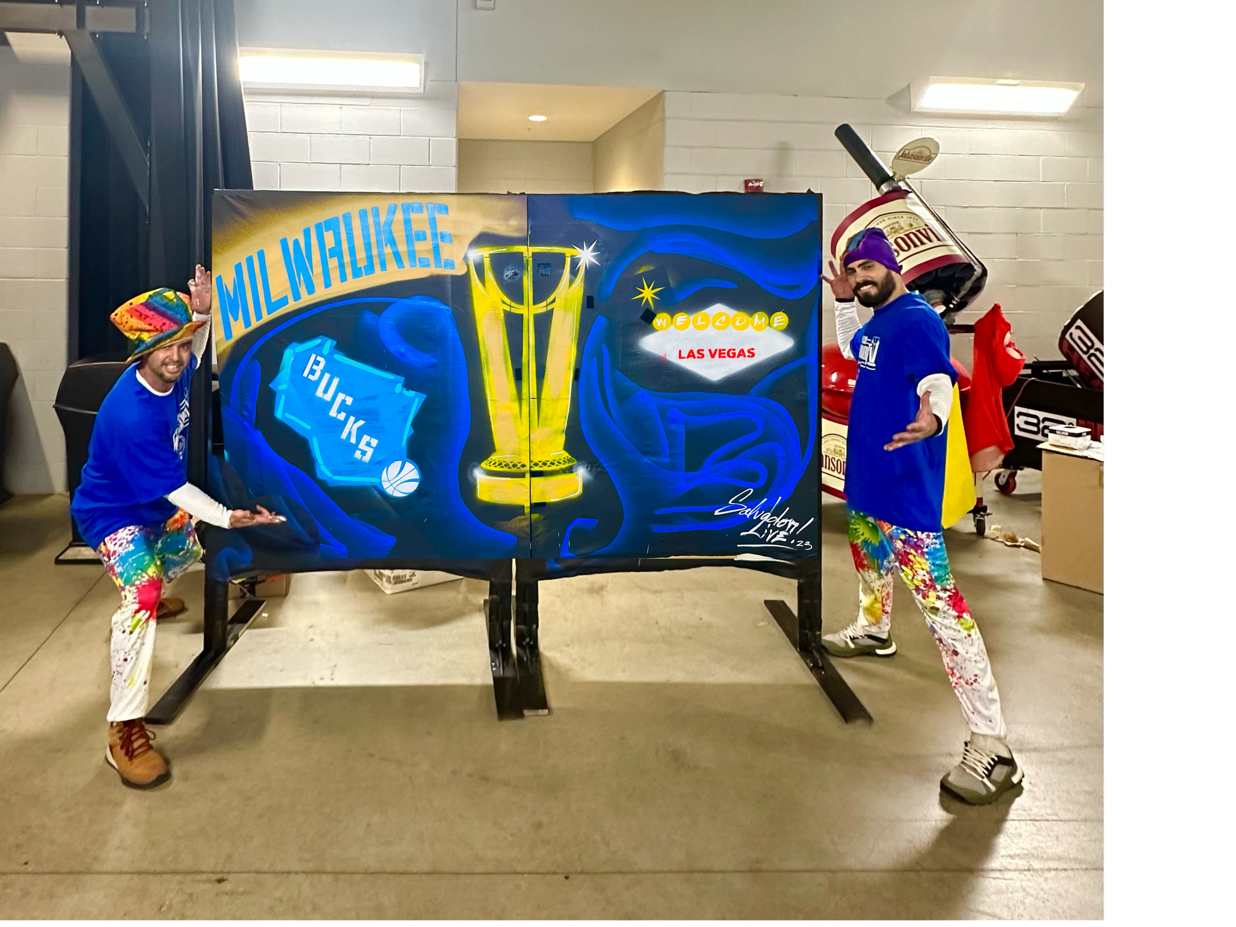 Milwaukee bucks half time show