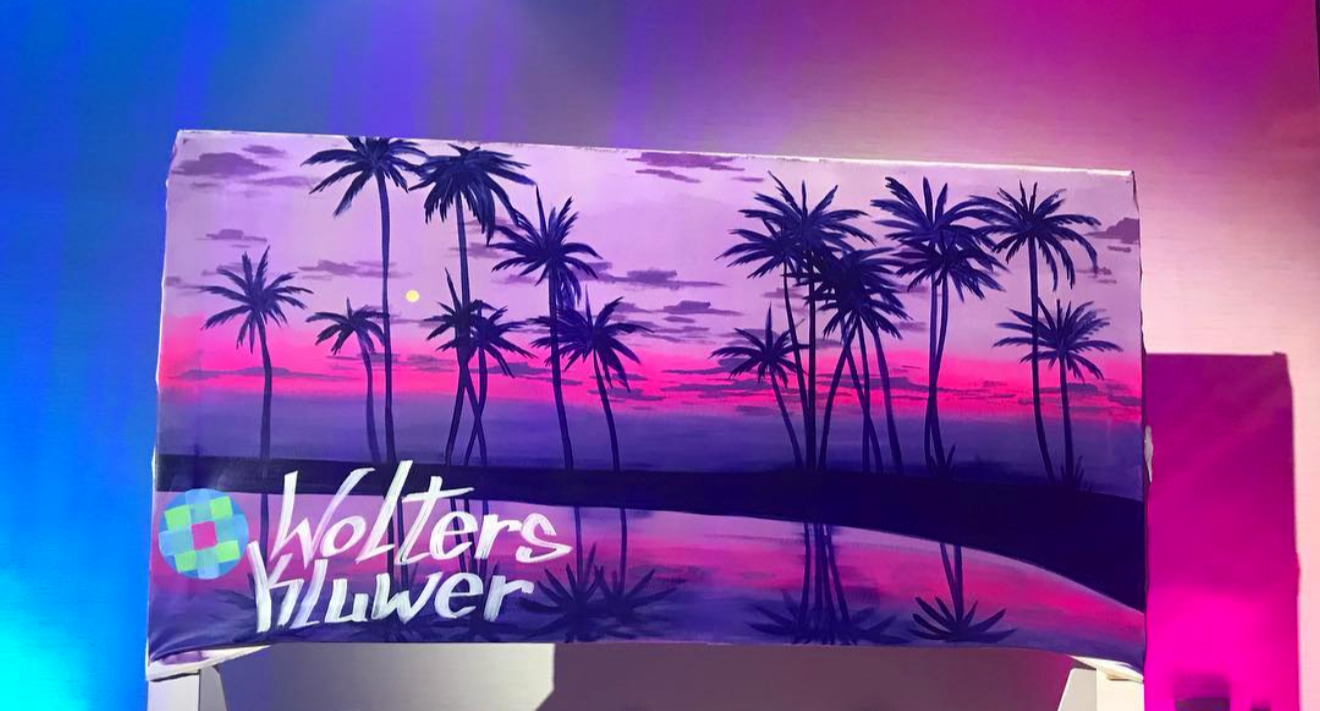 live mural for Wolters Kluwer
