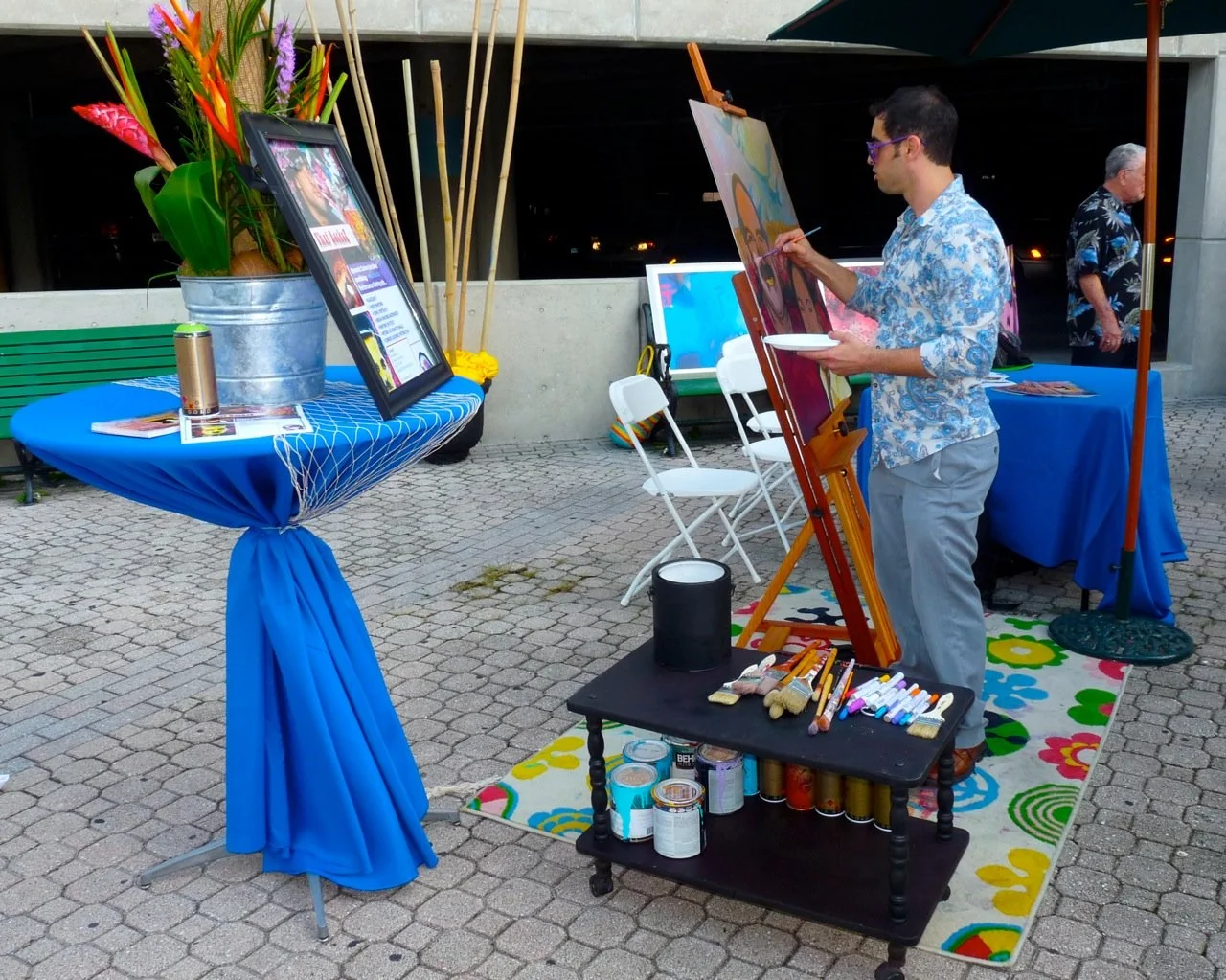 Ambiance portrait painting 