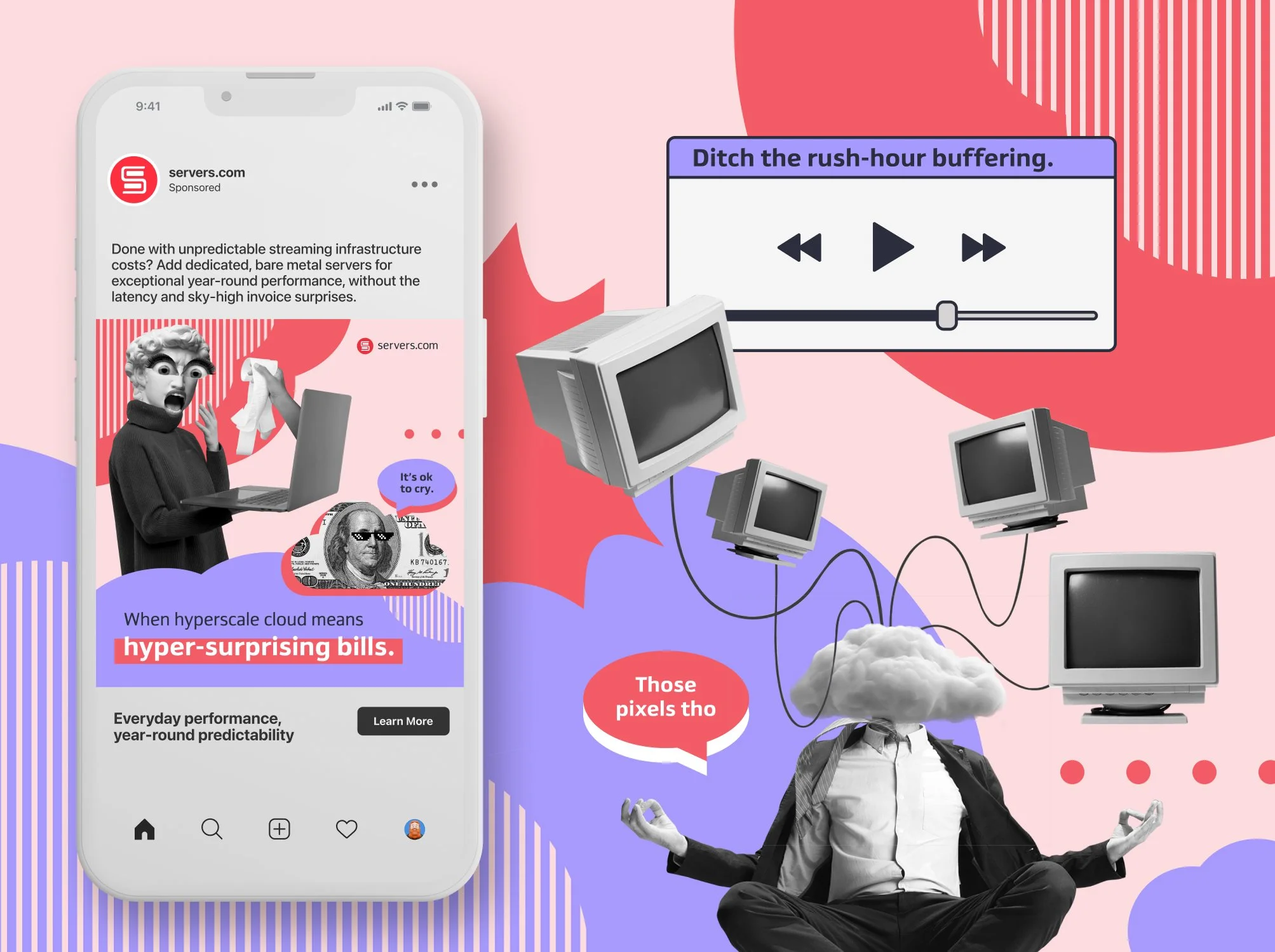 Servers.com Demand Gen Paid Ads Campaign