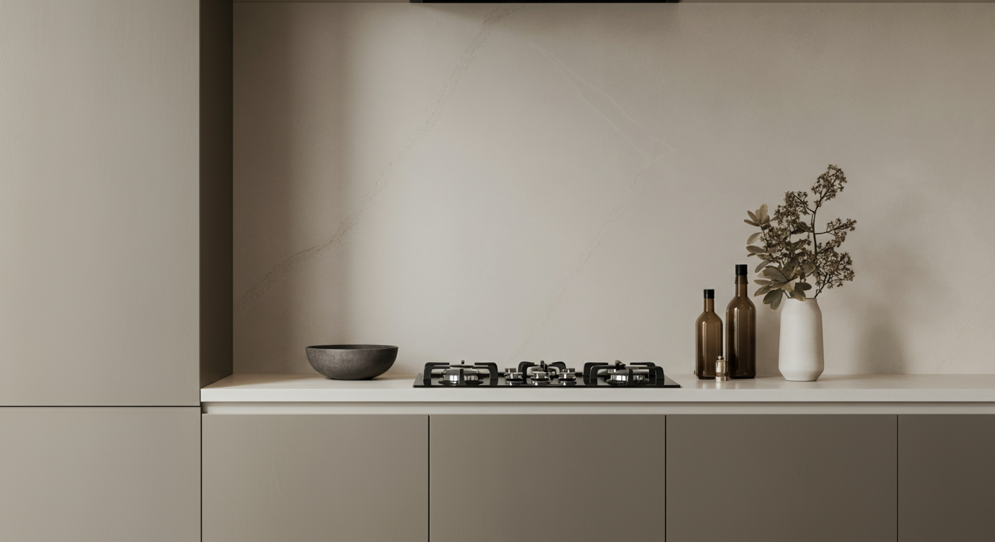 Modern minimalist kitchen in Vancouver investment property