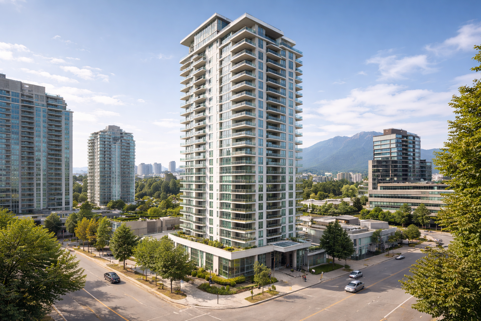 Metro Vancouver condo building representing rental market demand