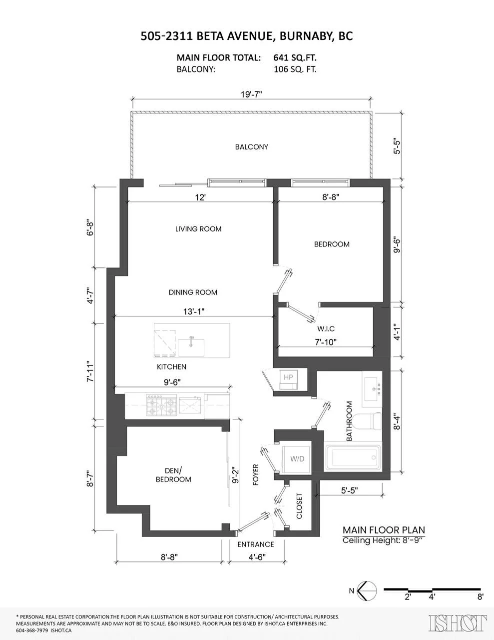 Floor Plan - 505-2311 Beta